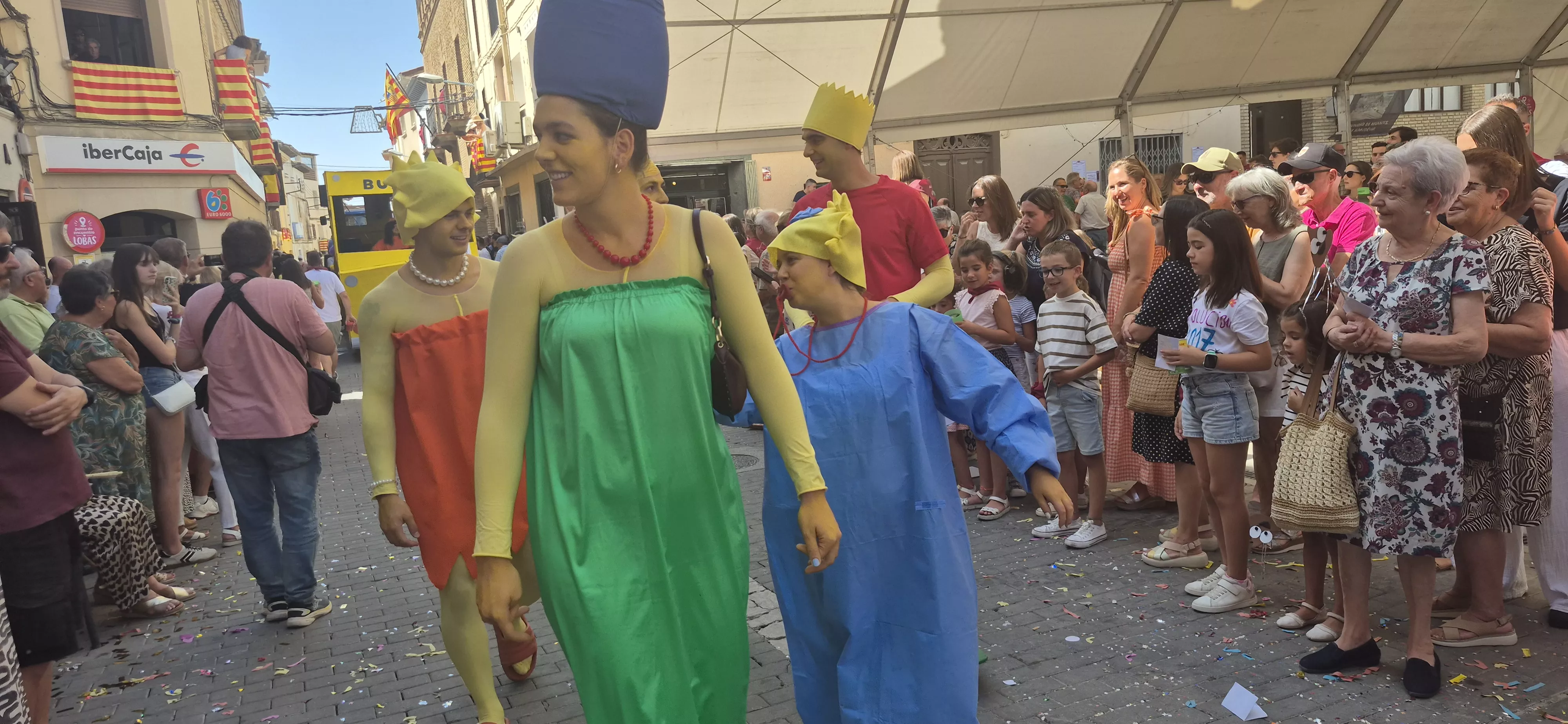 Imágenes del inicio de las fiestas de Almudévar 2026. Foto Myriam Martínez