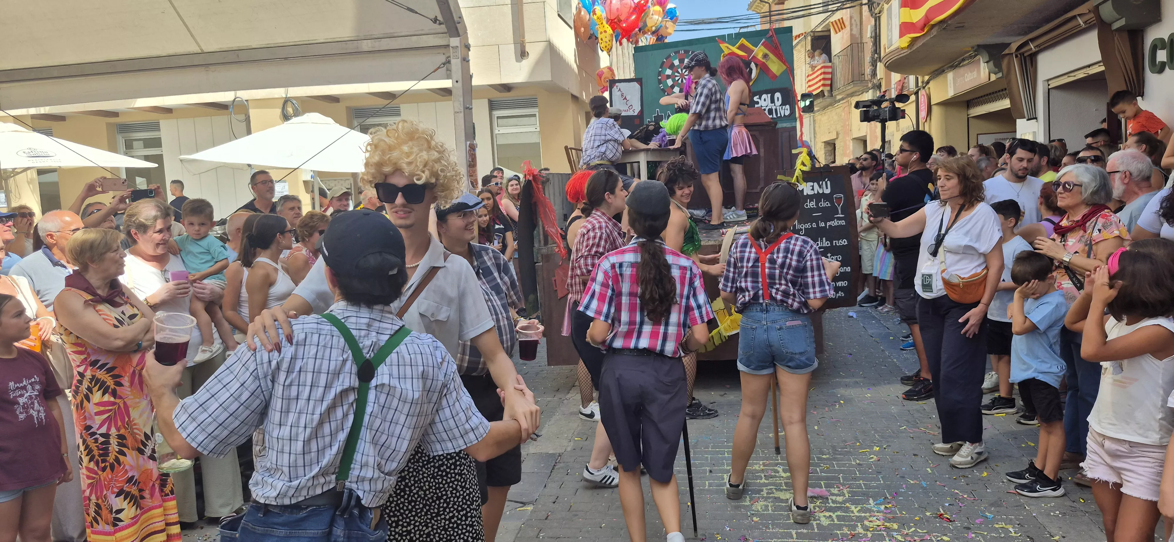 Imágenes del inicio de las fiestas de Almudévar 2026. Foto Myriam Martínez