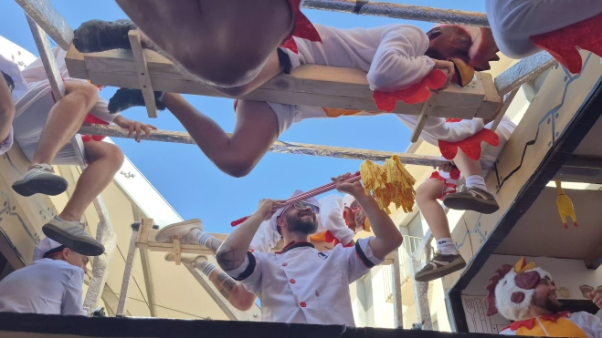 Imágenes del inicio de las fiestas de Almudévar 2026. Foto Myriam Martínez Imágenes del inicio de las fiestas de Almudévar 2026. Foto Myriam Martínez