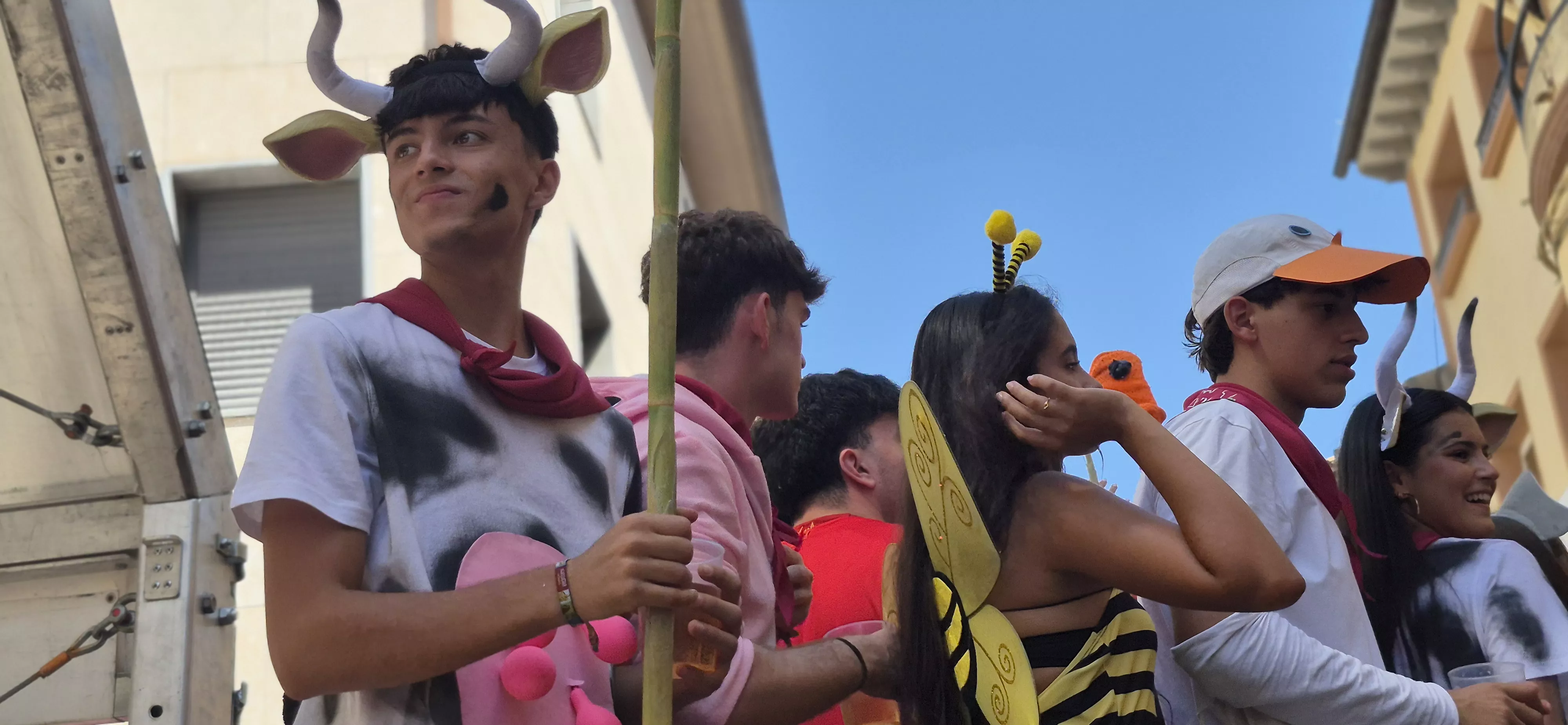 Imágenes del inicio de las fiestas de Almudévar 2026. Foto Myriam Martínez