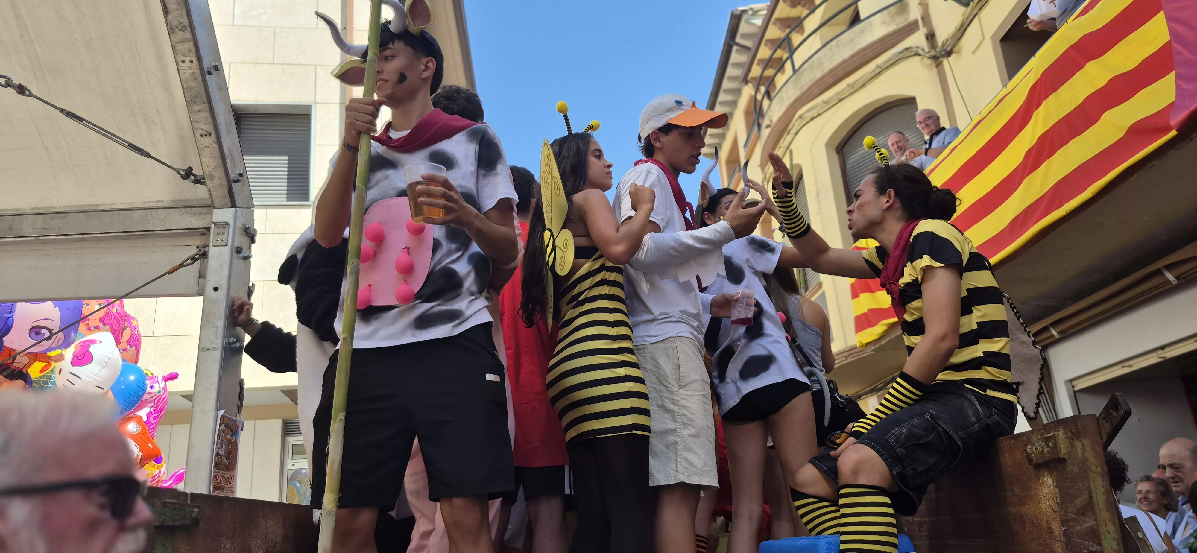 Imágenes del inicio de las fiestas de Almudévar 2026. Foto Myriam Martínez