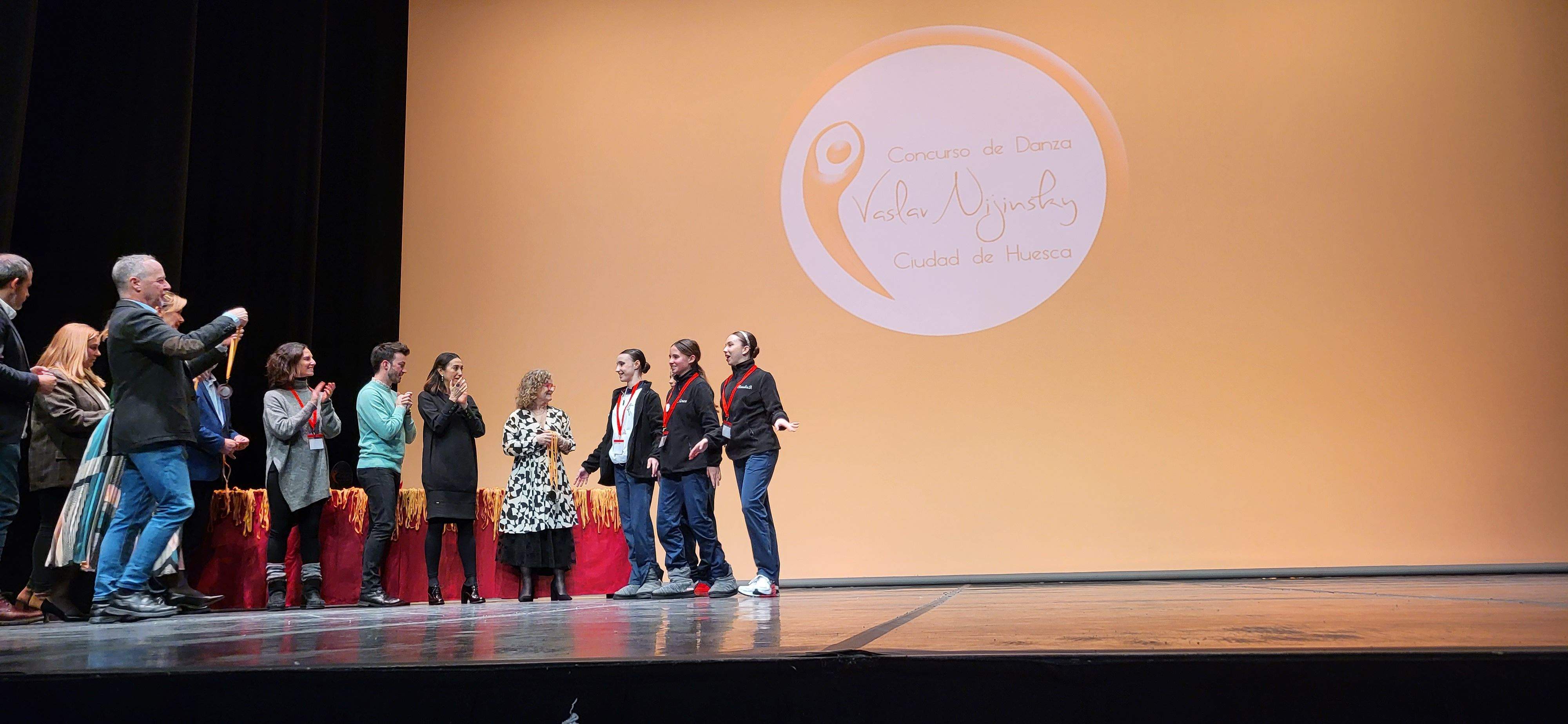 Entrega de premios del IX Concurso de Danza Vaslav Nijinsky Ciudad de Huesca. Foto Myriam Martínez