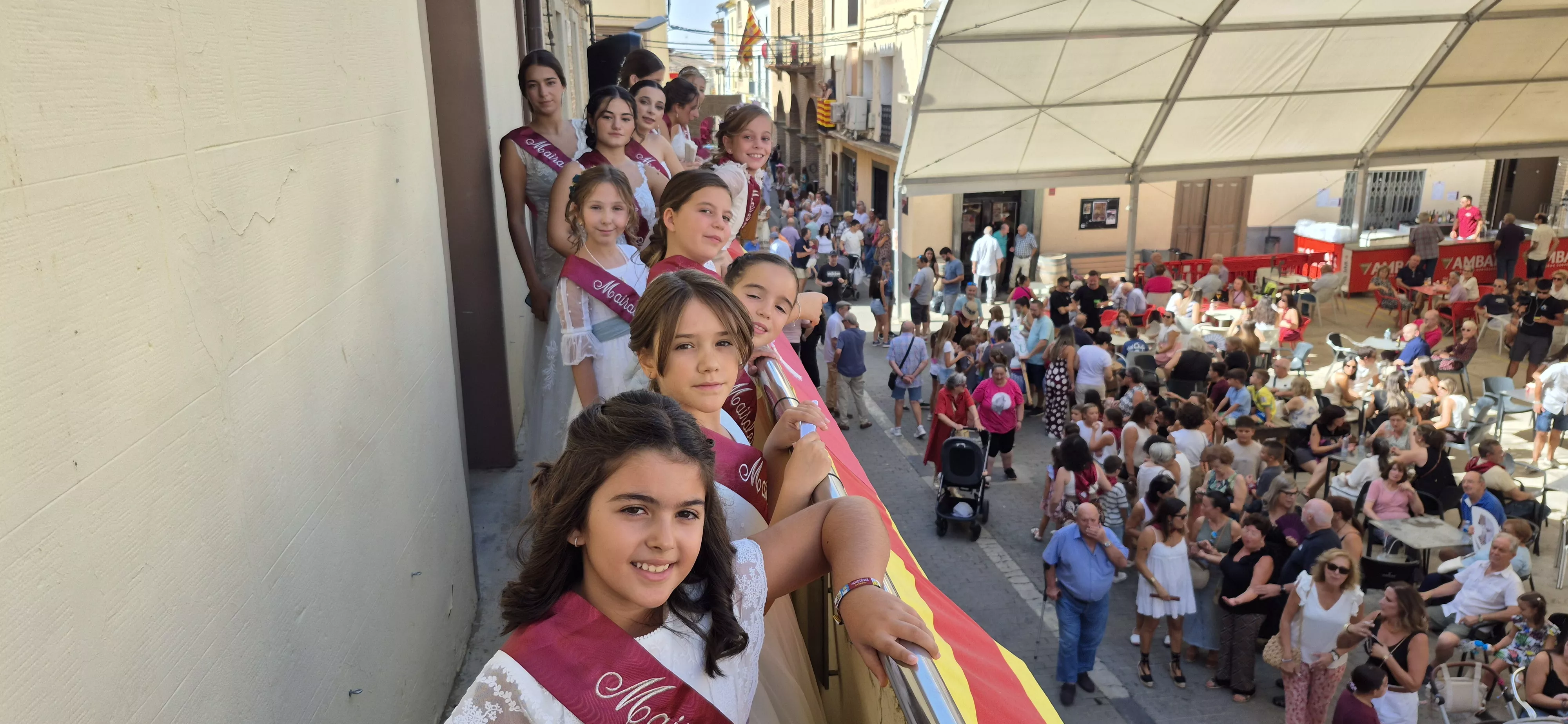 Imágenes del inicio de las fiestas de Almudévar 2026. Foto Myriam Martínez