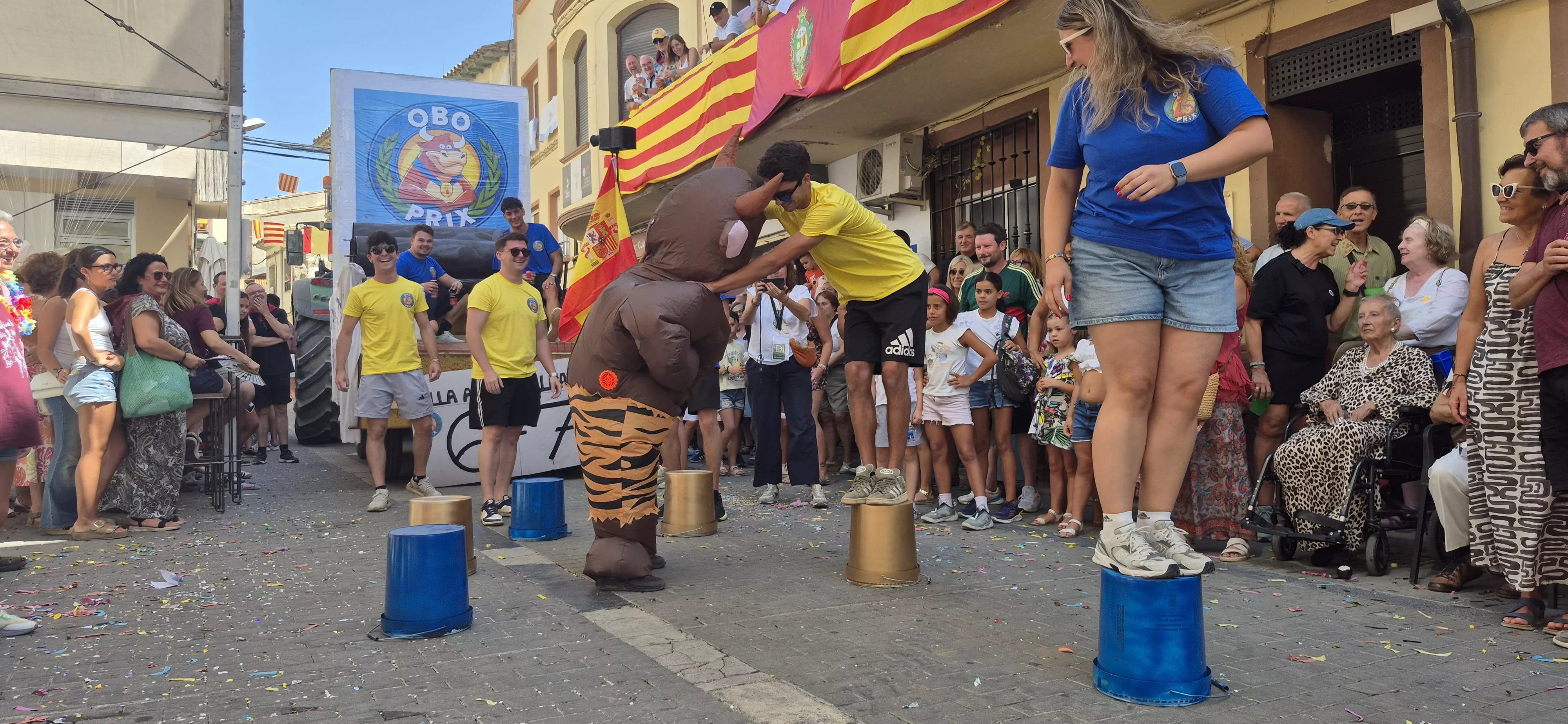 Imágenes del inicio de las fiestas de Almudévar 2026. Foto Myriam Martínez