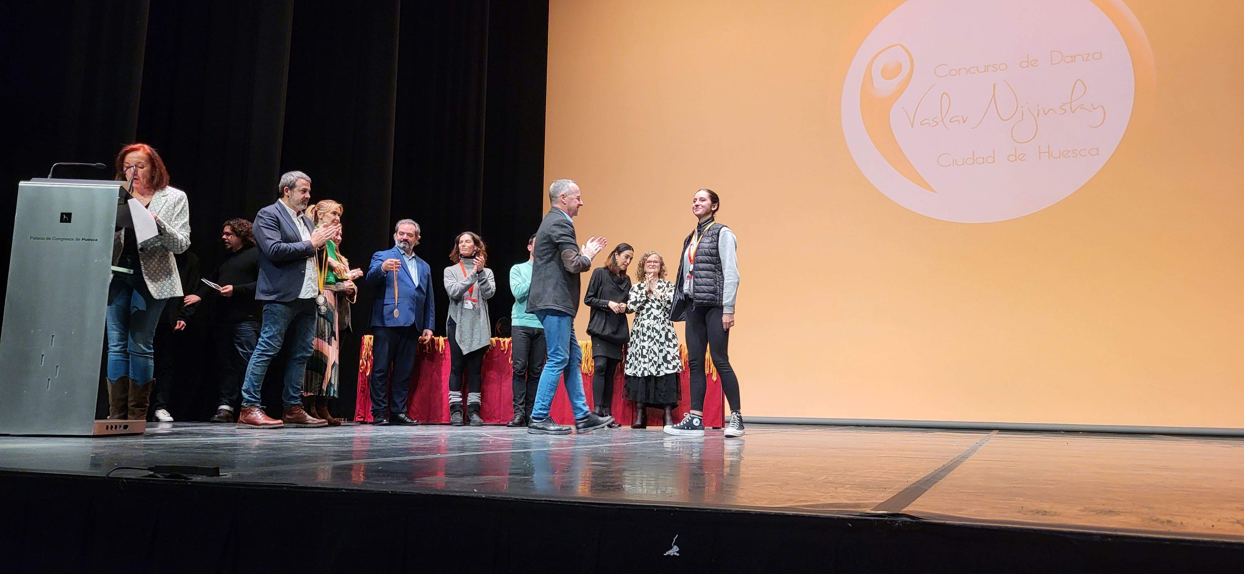 Entrega de premios del IX Concurso de Danza Vaslav Nijinsky Ciudad de Huesca. Foto Myriam Martínez
