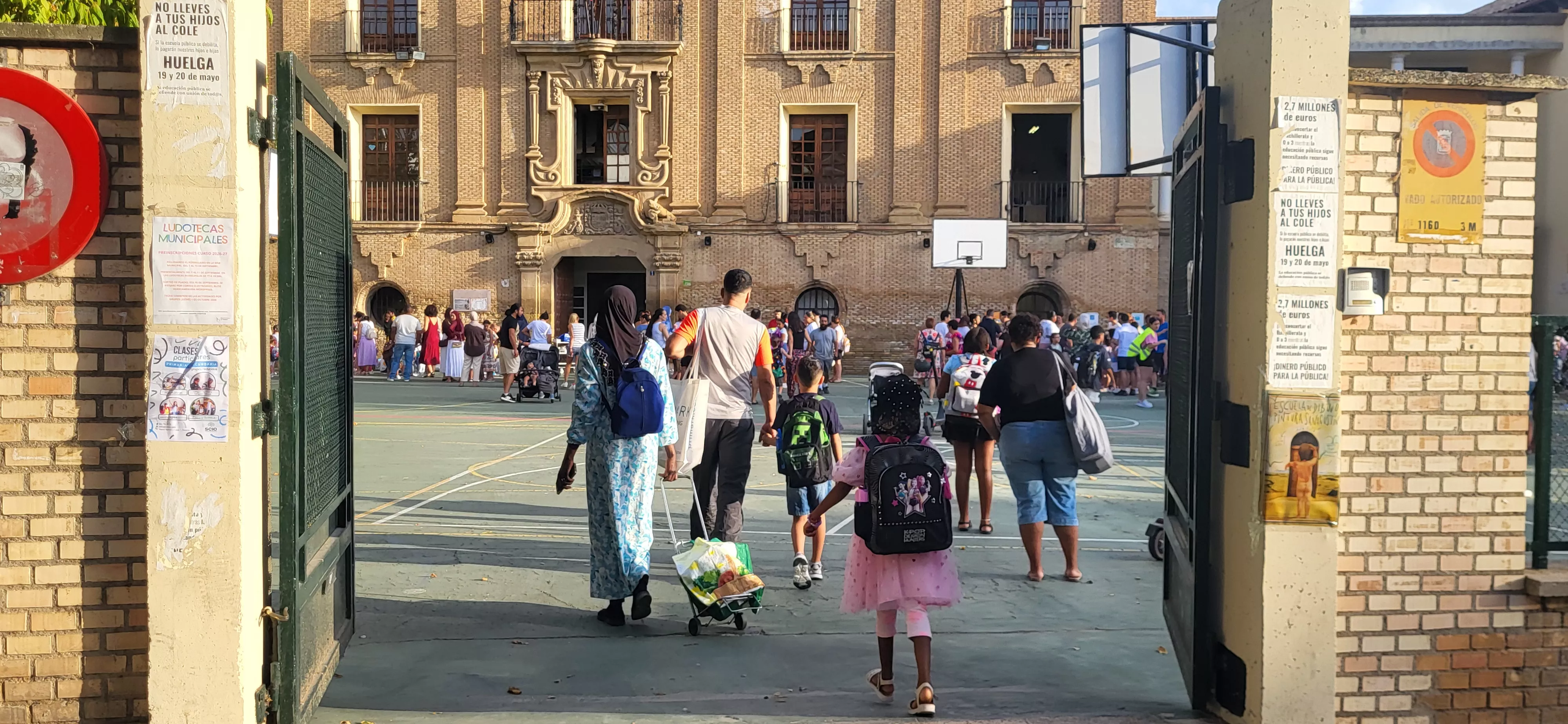 Vuelta al cole de Infantil y Primaria 2026-2027. Foto Mercedes Manterola