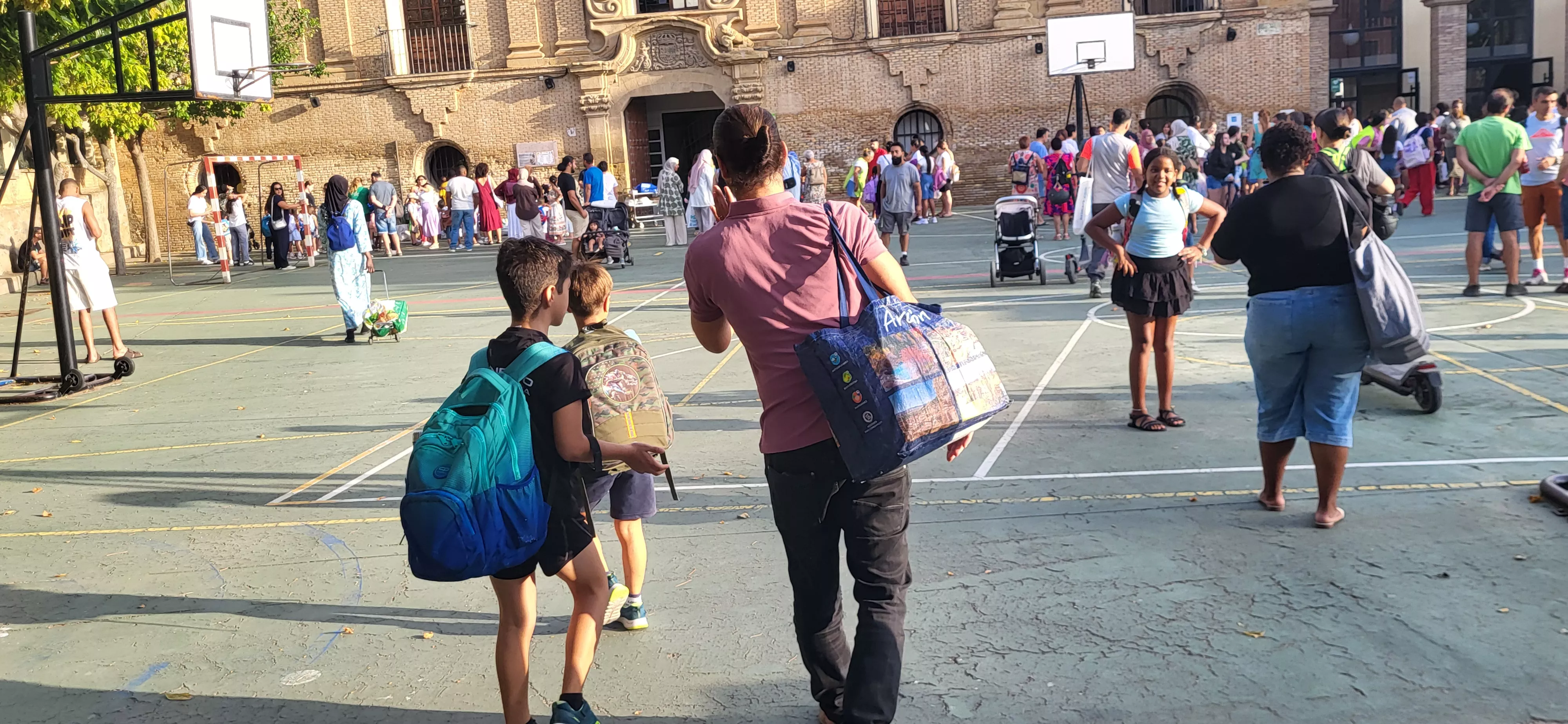 Vuelta al cole de Infantil y Primaria 2026-2027. Foto Mercedes Manterola