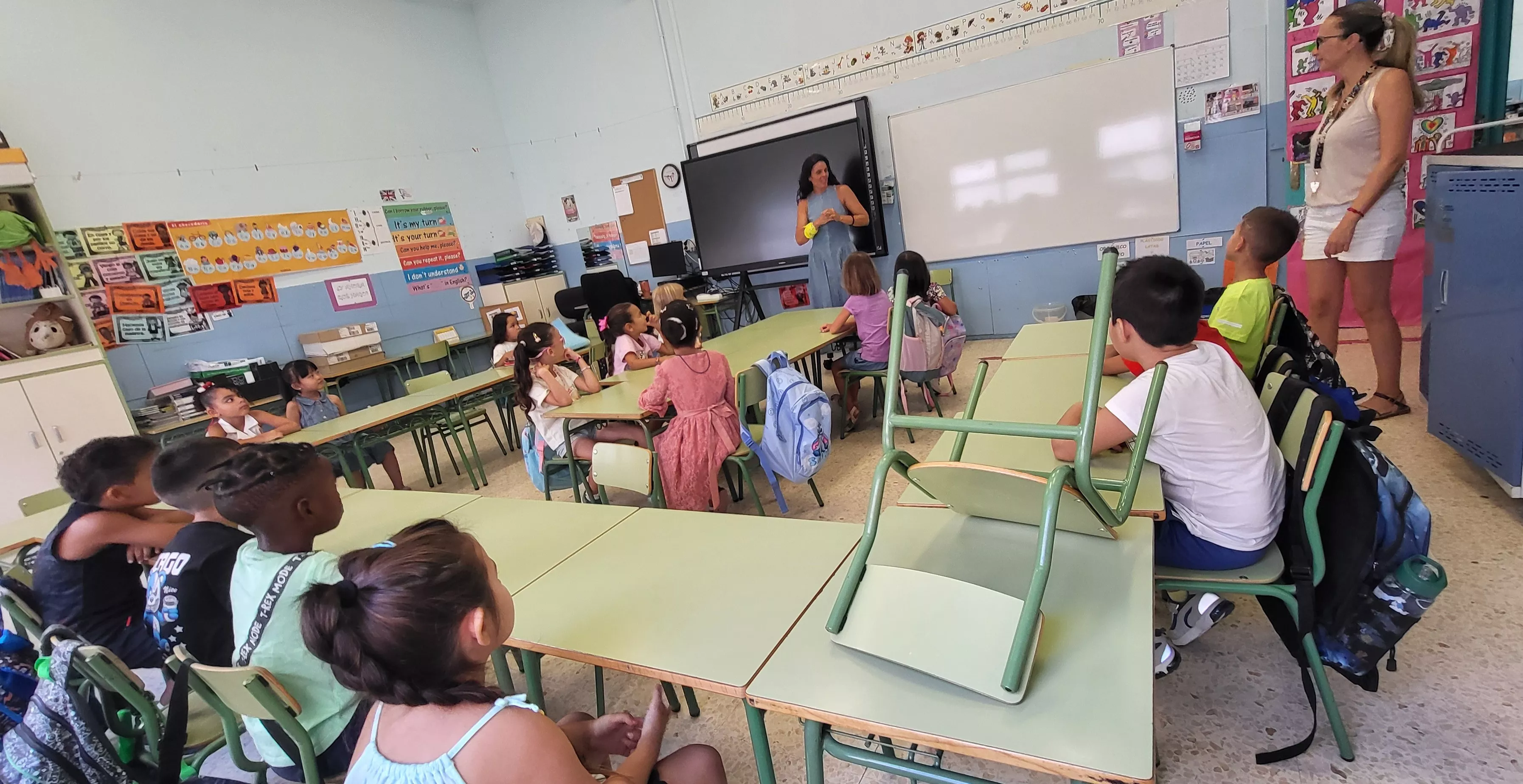 Vuelta al cole de Infantil y Primaria 2026-2027. Foto Mercedes Manterola
