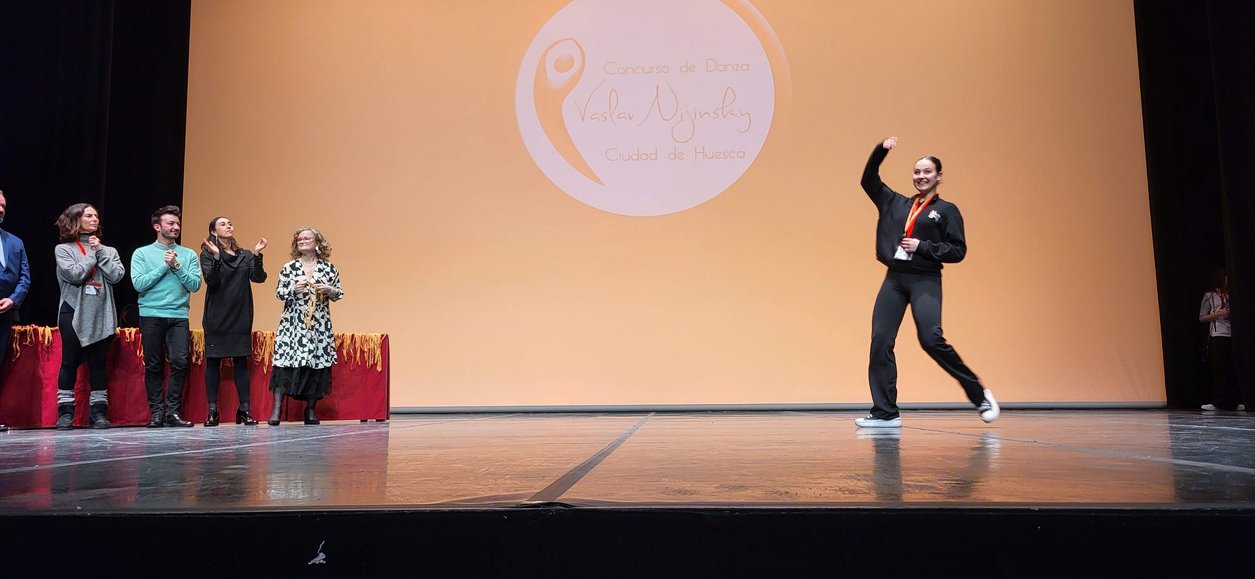 Entrega de premios del IX Concurso de Danza Vaslav Nijinsky Ciudad de Huesca. Foto Myriam Martínez