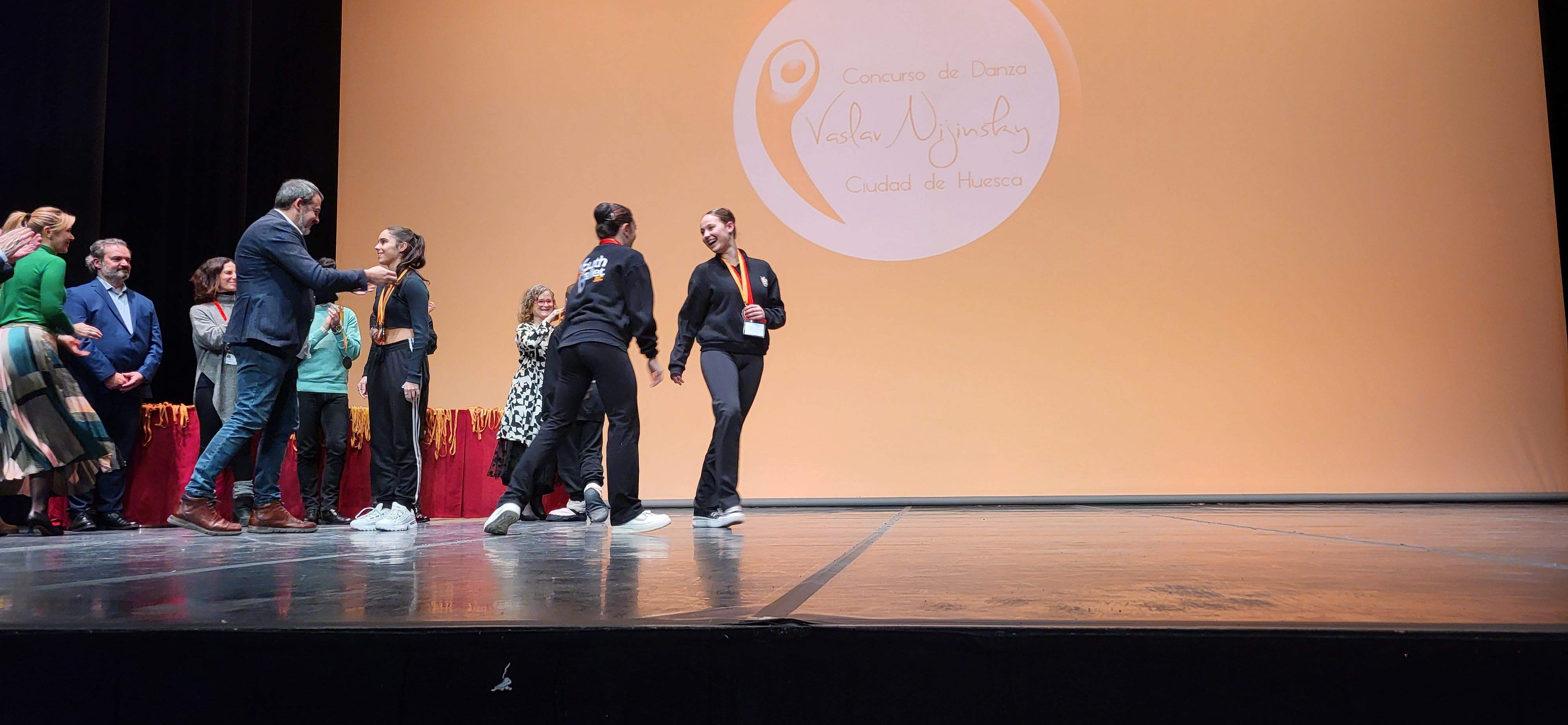Entrega de premios del IX Concurso de Danza Vaslav Nijinsky Ciudad de Huesca. Foto Myriam Martínez