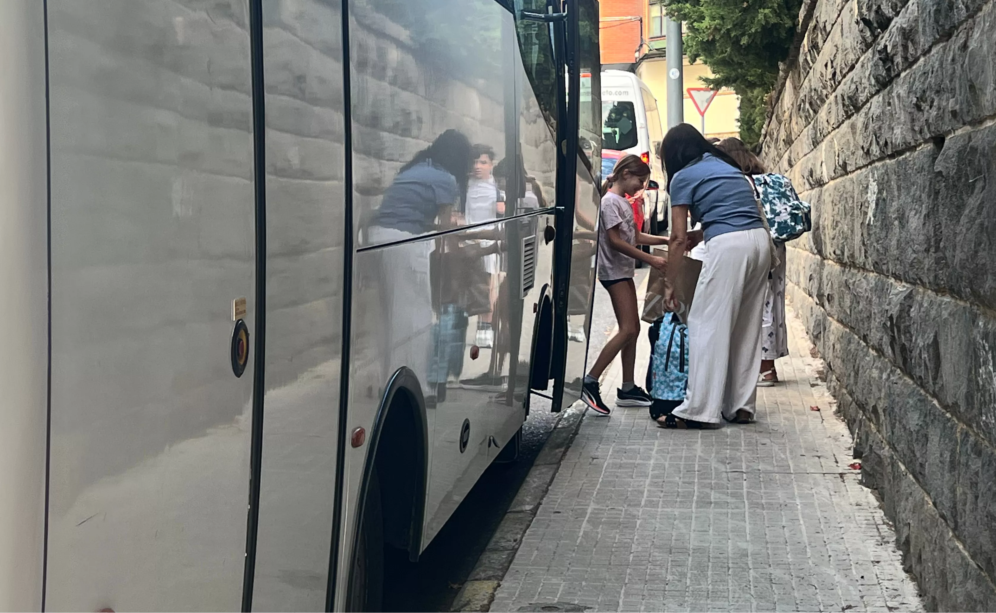 Transporte escolar de la Jacetania.