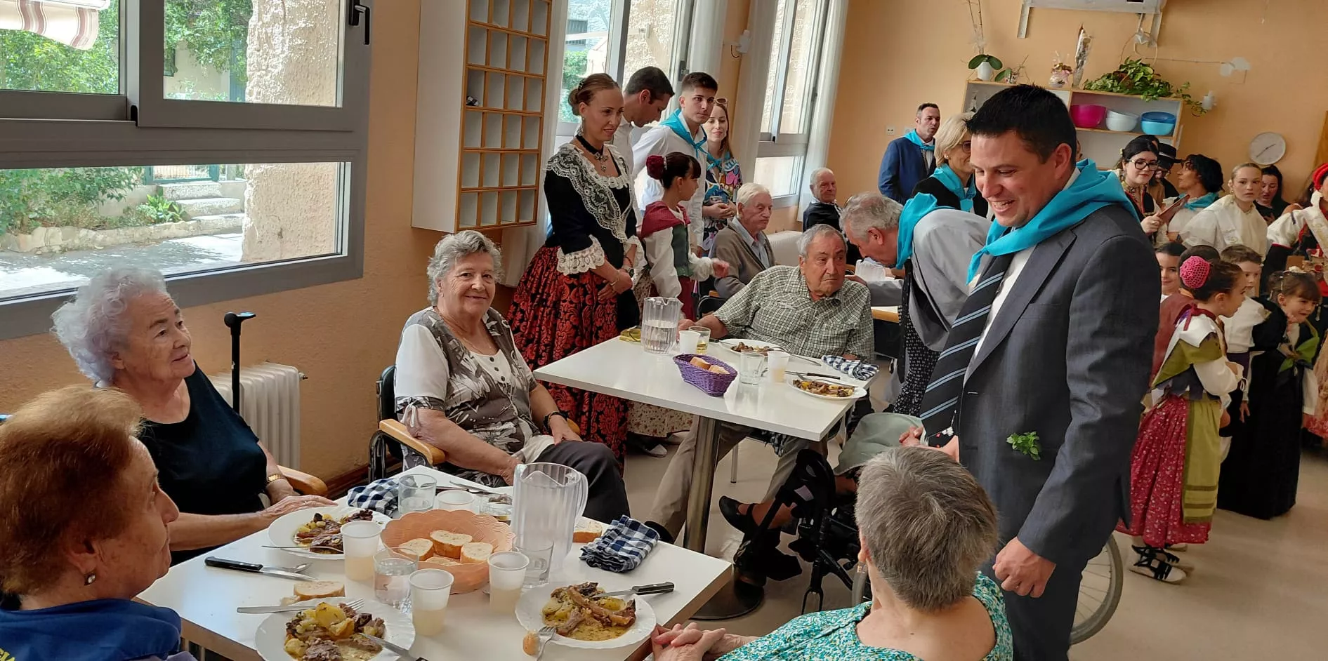 Celebración en Ayerbe del día de Santa Leticia