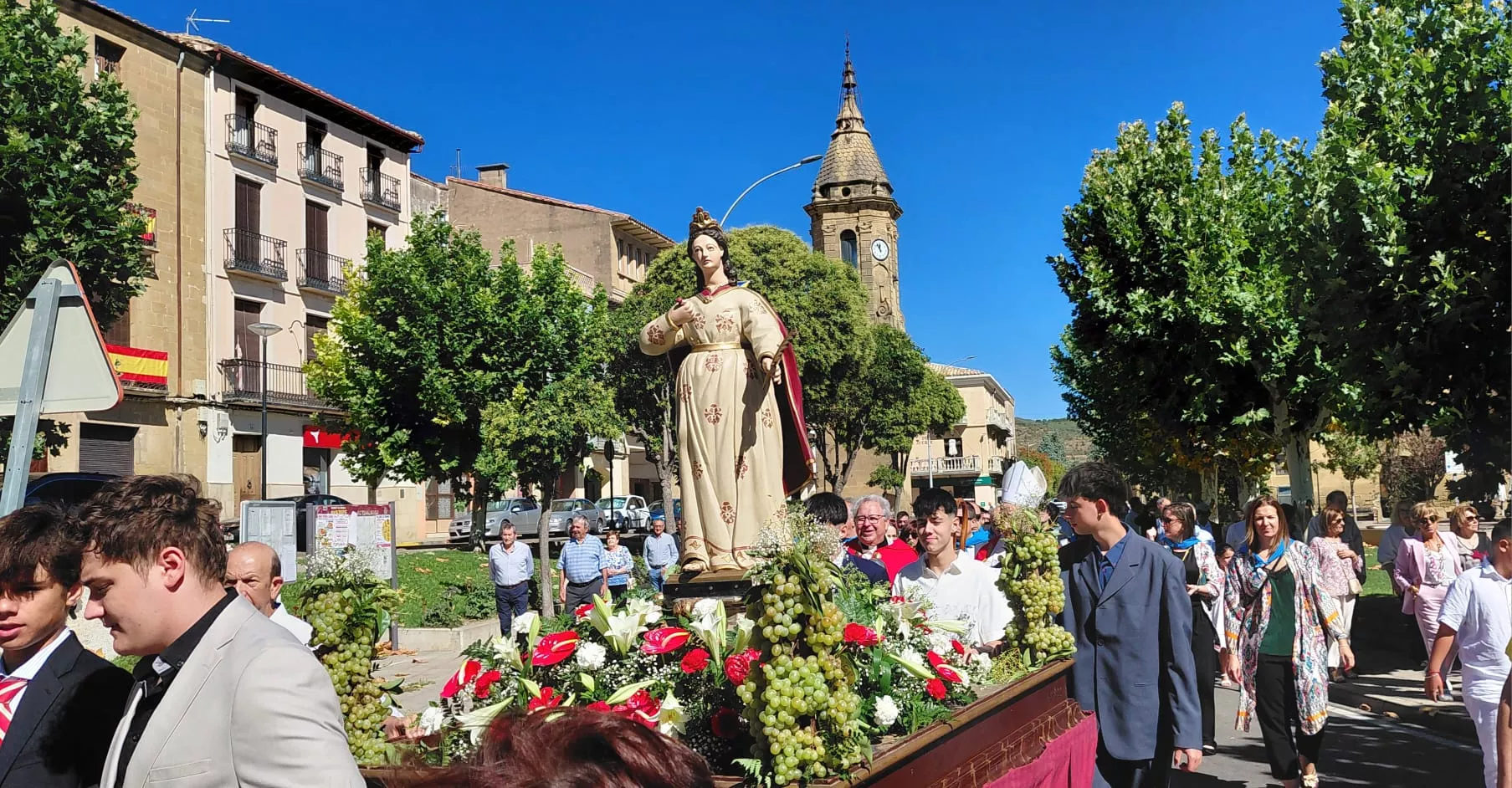 Celebración en Ayerbe del día de Santa Leticia