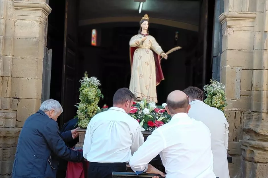 Celebración en Ayerbe del día de Santa Leticia