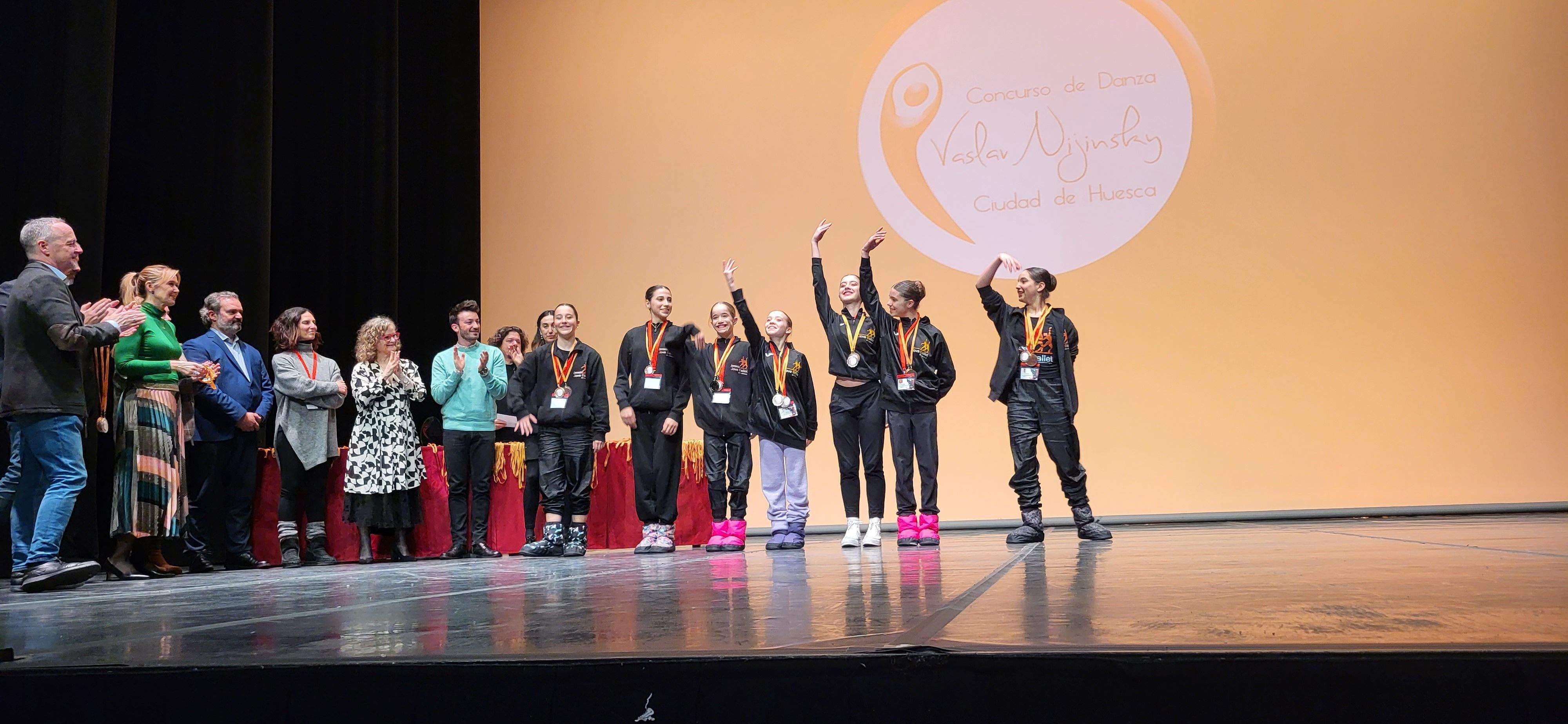 Entrega de premios del IX Concurso de Danza Vaslav Nijinsky Ciudad de Huesca. Foto Myriam Martínez