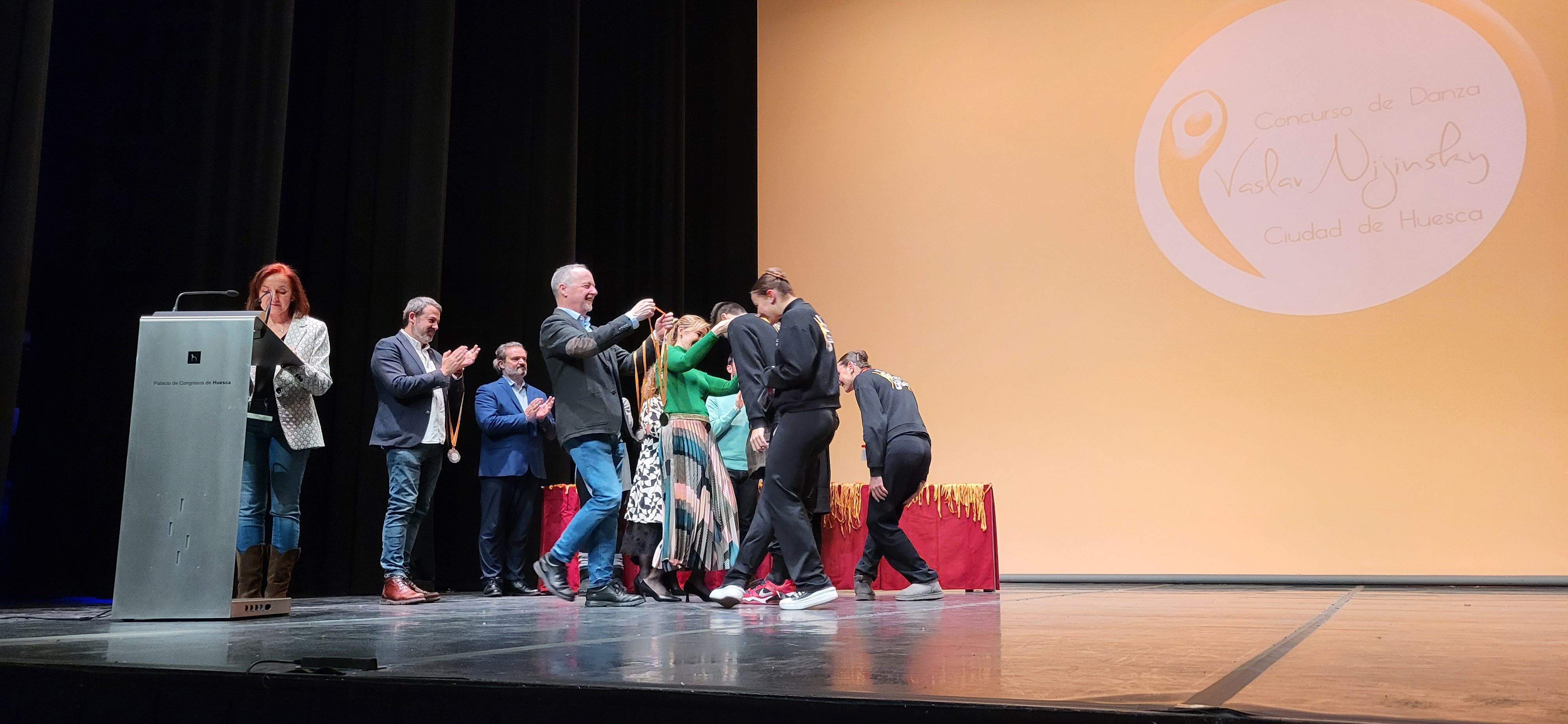 Entrega de premios del IX Concurso de Danza Vaslav Nijinsky Ciudad de Huesca. Foto Myriam Martínez