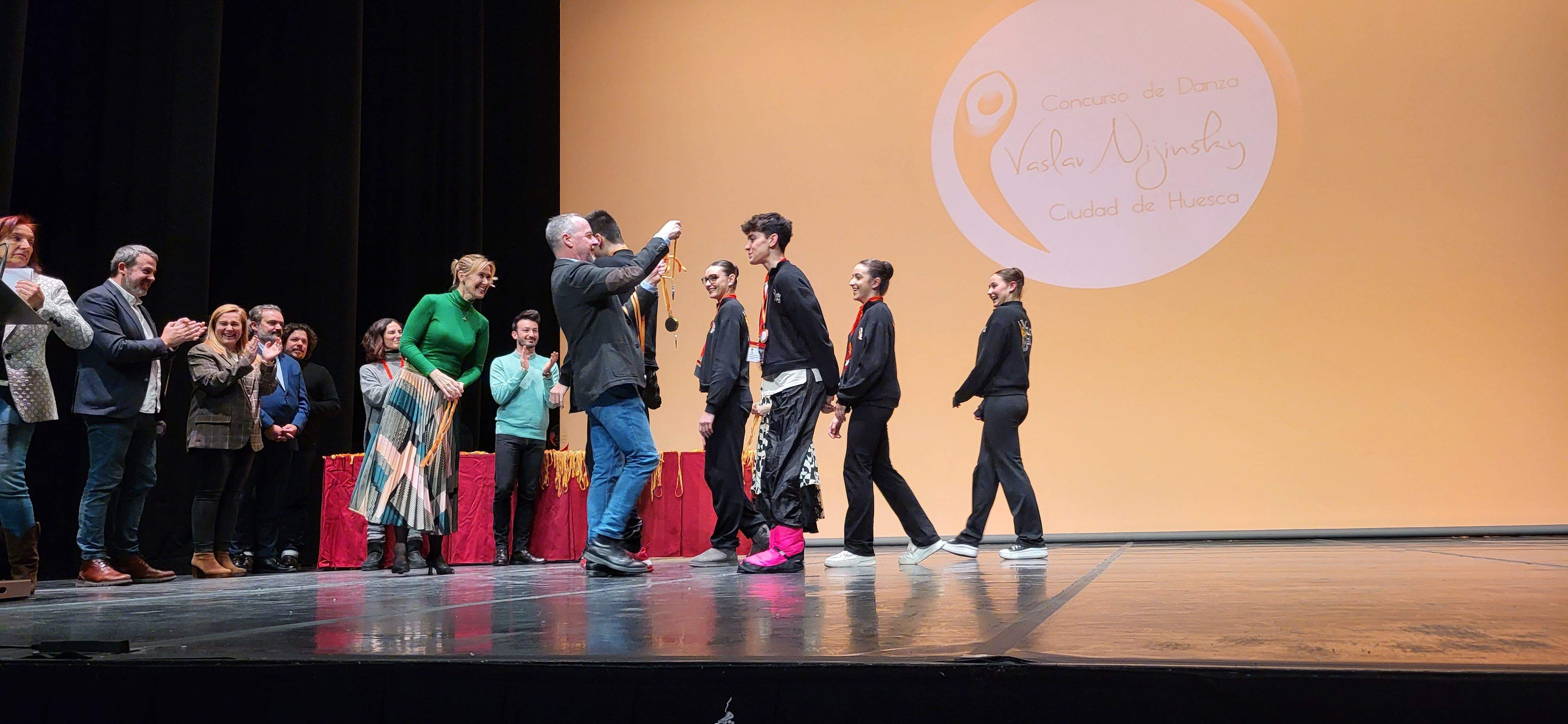 Entrega de premios del IX Concurso de Danza Vaslav Nijinsky Ciudad de Huesca. Foto Myriam Martínez