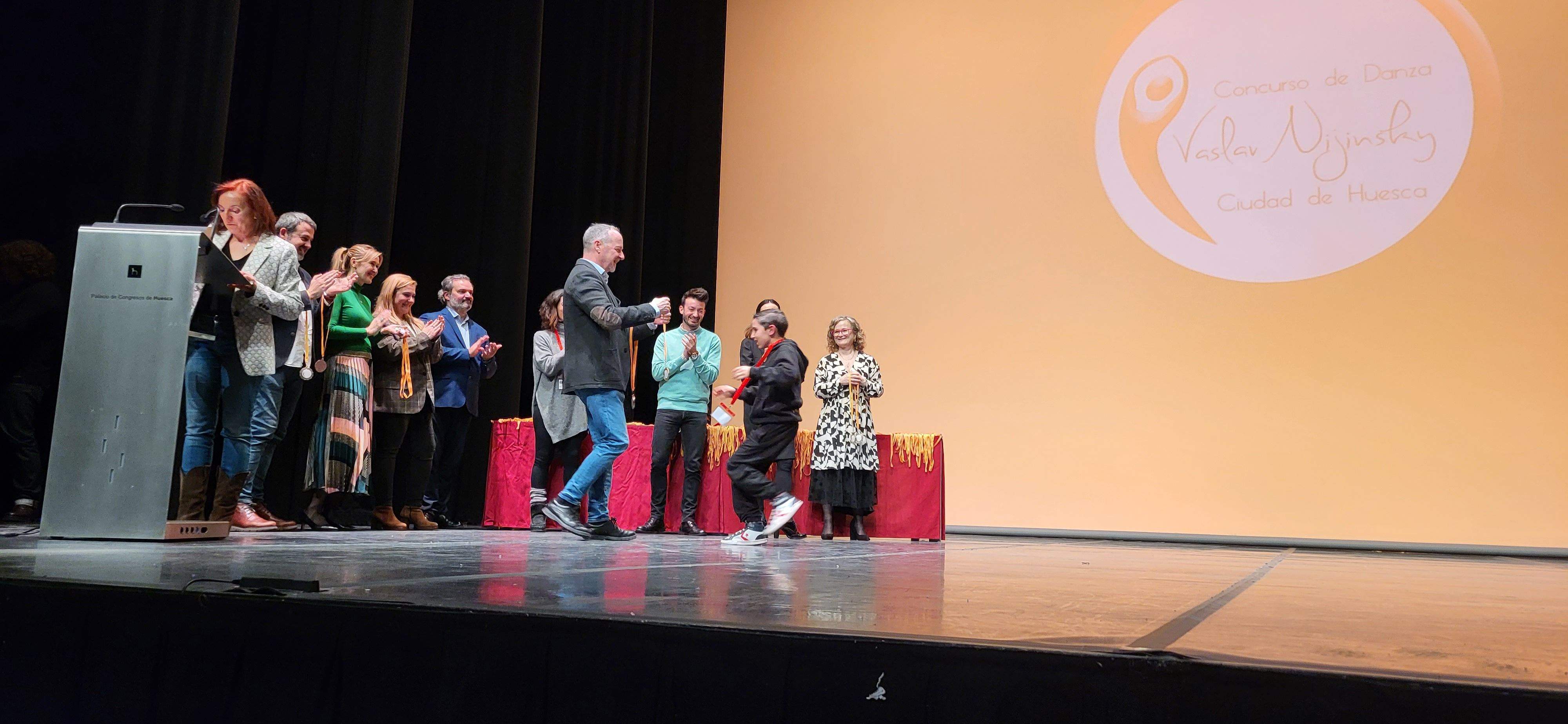 Entrega de premios del IX Concurso de Danza Vaslav Nijinsky Ciudad de Huesca. Foto Myriam Martínez