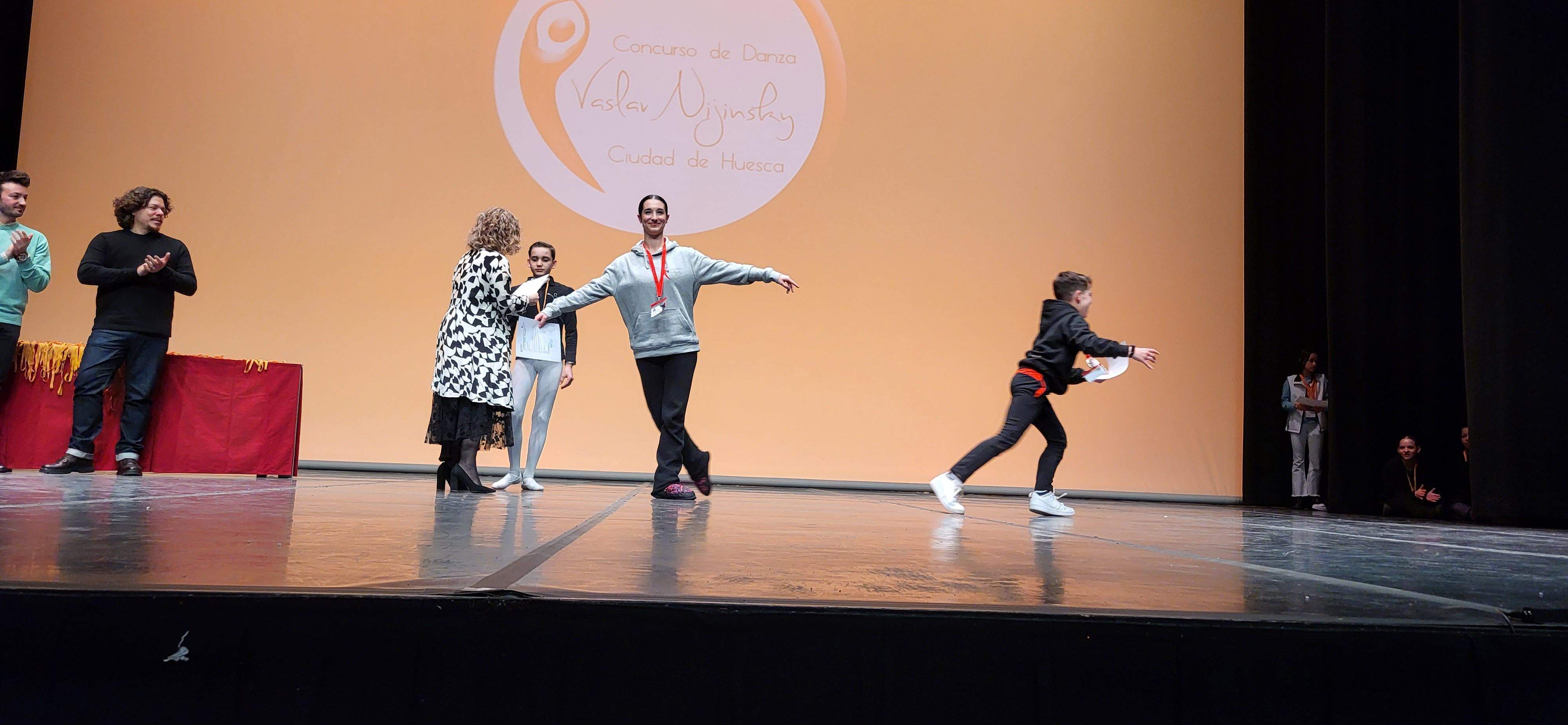 Entrega de premios del IX Concurso de Danza Vaslav Nijinsky Ciudad de Huesca. Foto Myriam Martínez
