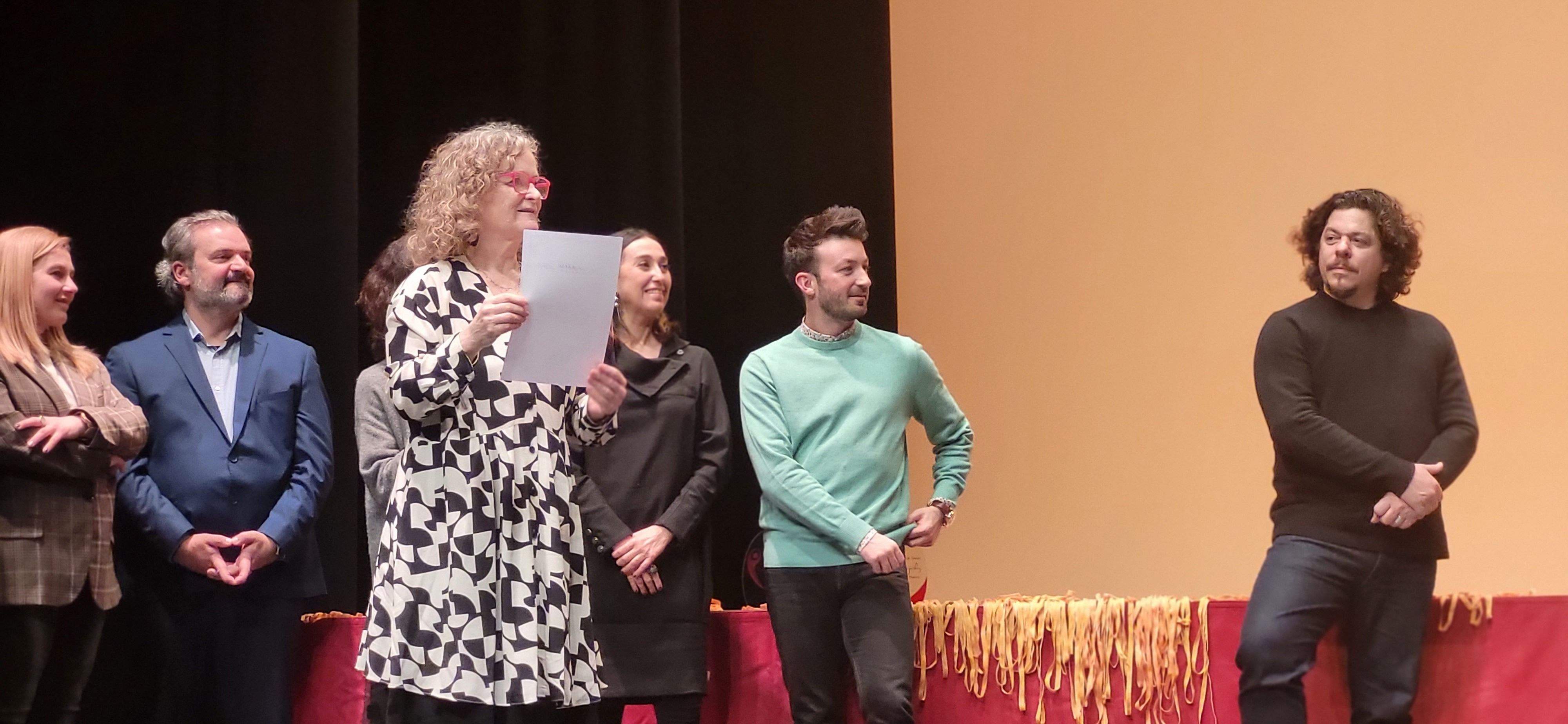 Entrega de premios del IX Concurso de Danza Vaslav Nijinsky Ciudad de Huesca. Foto Myriam Martínez