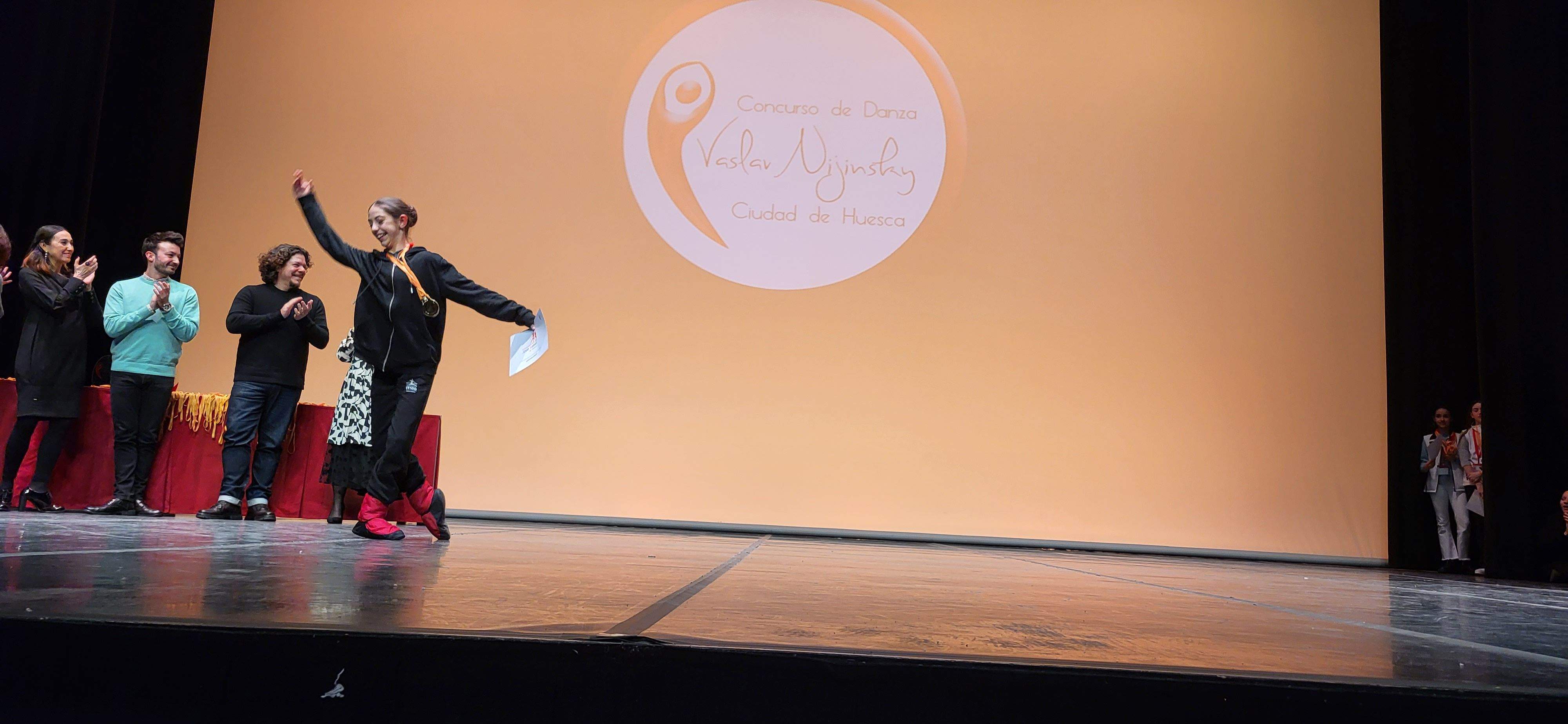 Entrega de premios del IX Concurso de Danza Vaslav Nijinsky Ciudad de Huesca. Foto Myriam Martínez