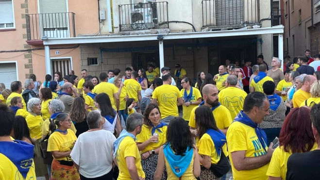 Ambiente en el tardeo en Lazcorreta. Foto Mercedes Manterola Ambiente en el tardeo en Lazcorreta. Foto Mercedes Manterola