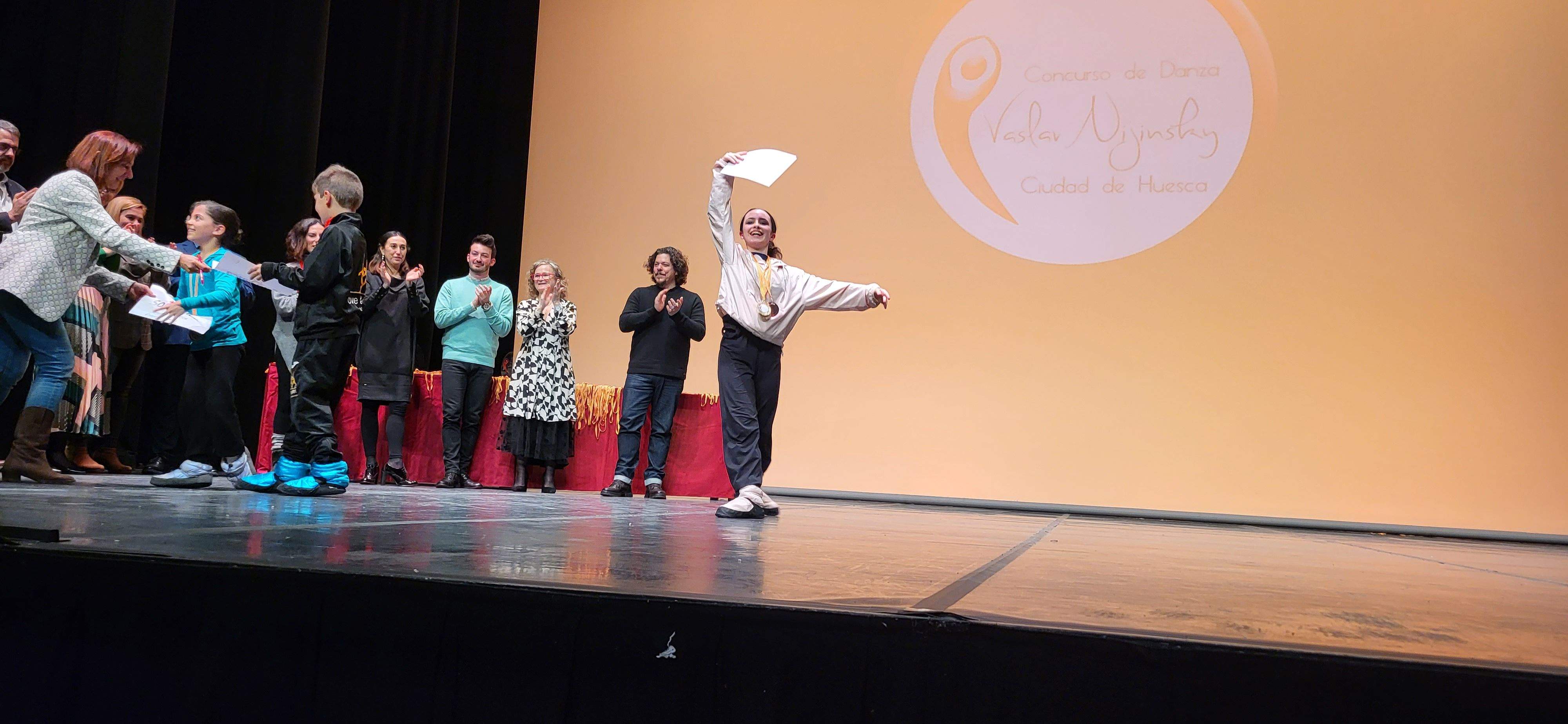 Entrega de premios del IX Concurso de Danza Vaslav Nijinsky Ciudad de Huesca. Foto Myriam Martínez