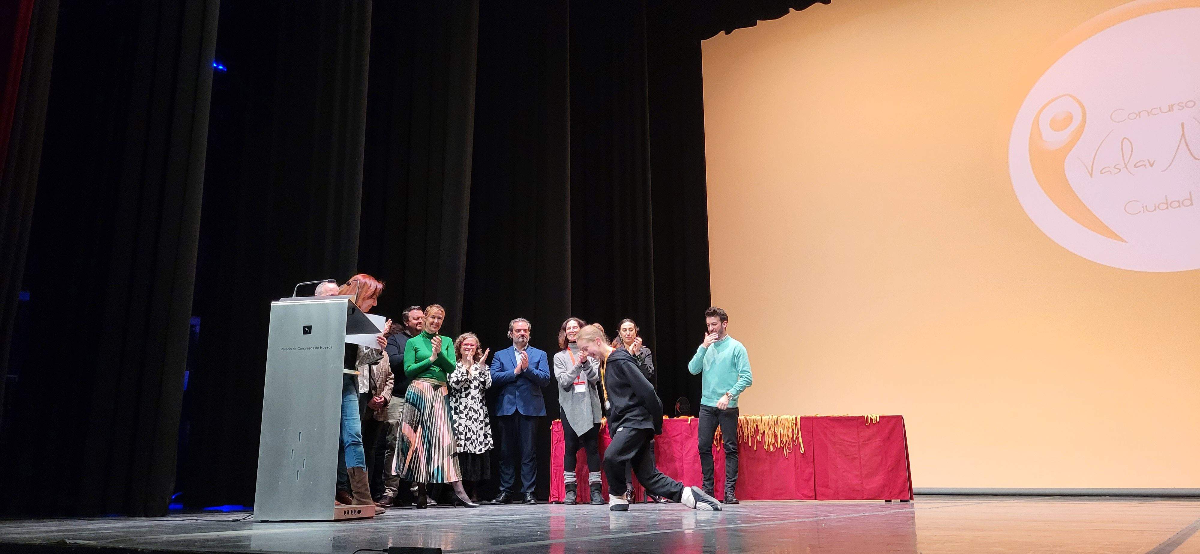 Entrega de premios del IX Concurso de Danza Vaslav Nijinsky Ciudad de Huesca. Foto Myriam Martínez