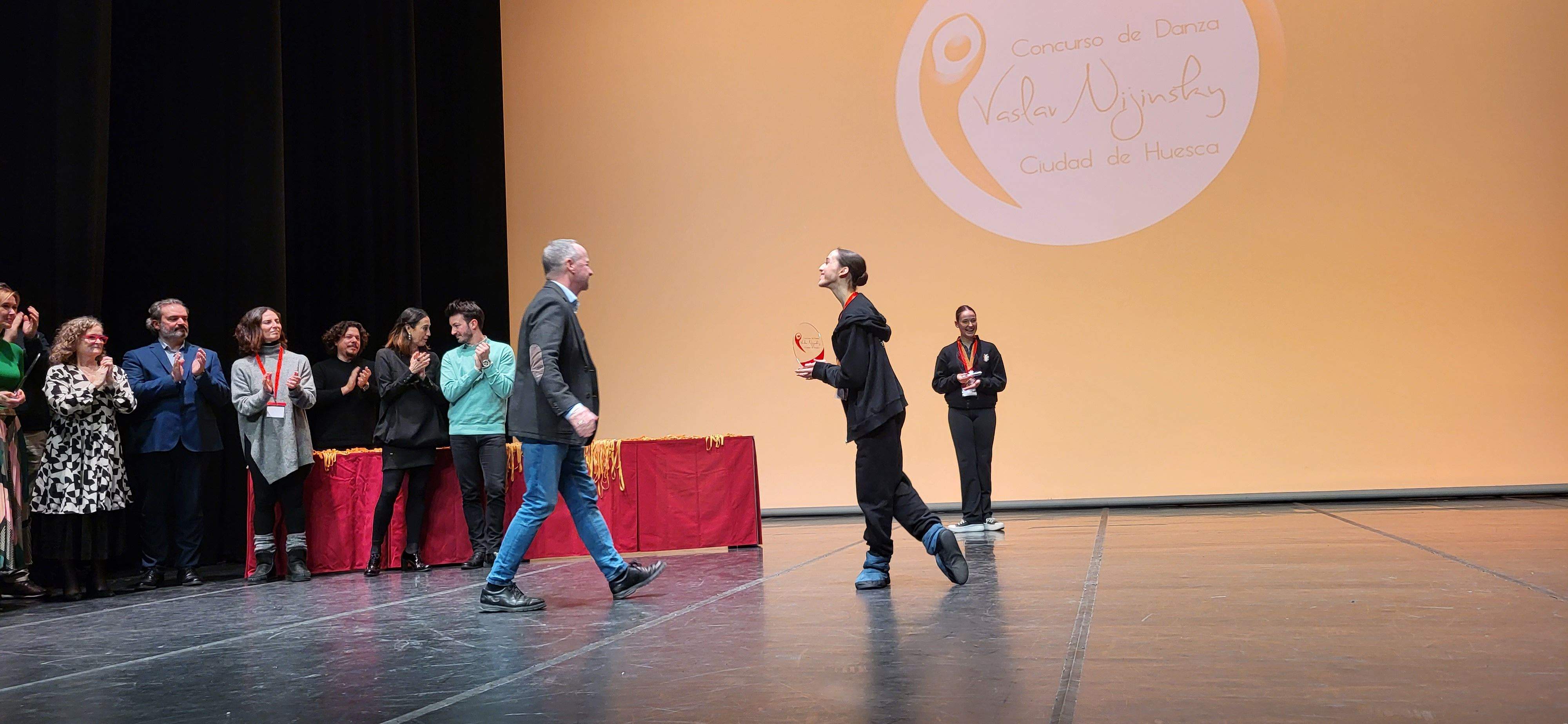 Entrega de premios del IX Concurso de Danza Vaslav Nijinsky Ciudad de Huesca. Foto Myriam Martínez