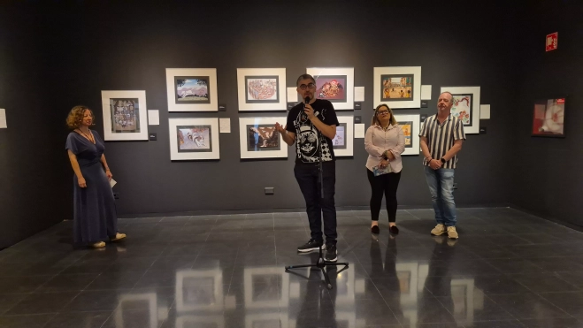 Óscar Senar. 14ª edición de Huescómic. Foto Myriam Martínez