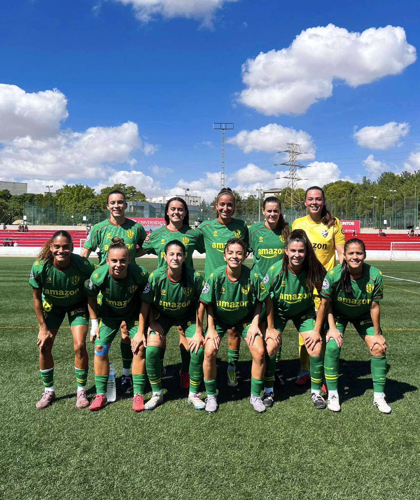 Equipo inicial del Huesca en Murcia. Foto SD Huesca