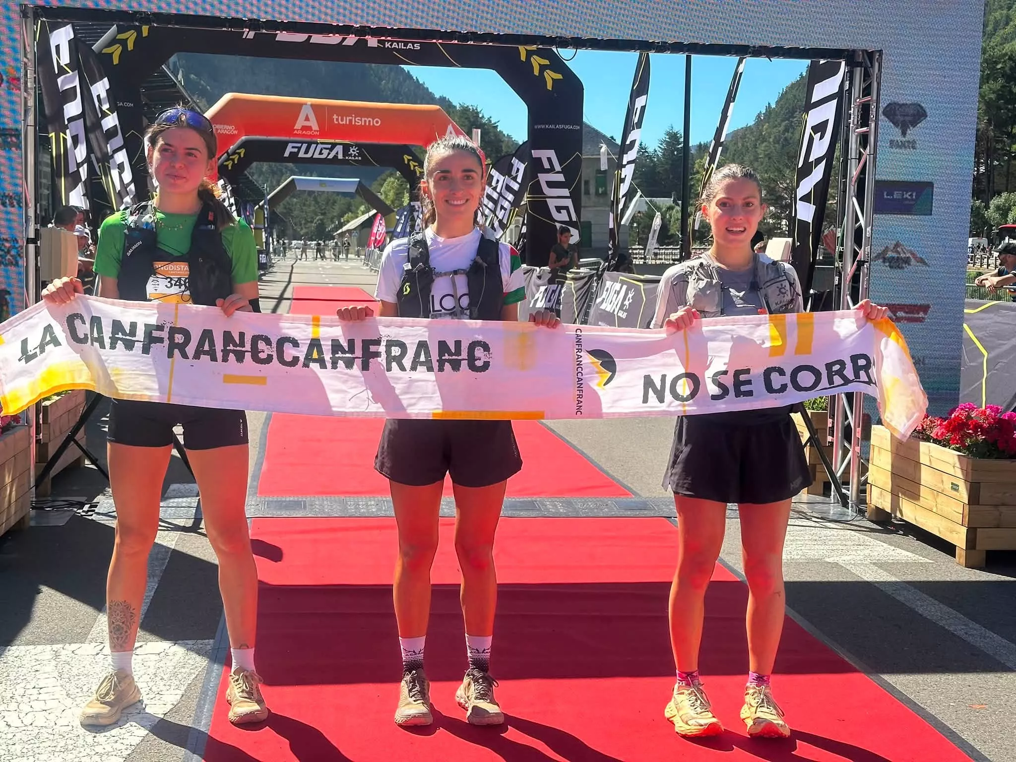 Carrera CanfrancCanfranc. Podio femenino 26K