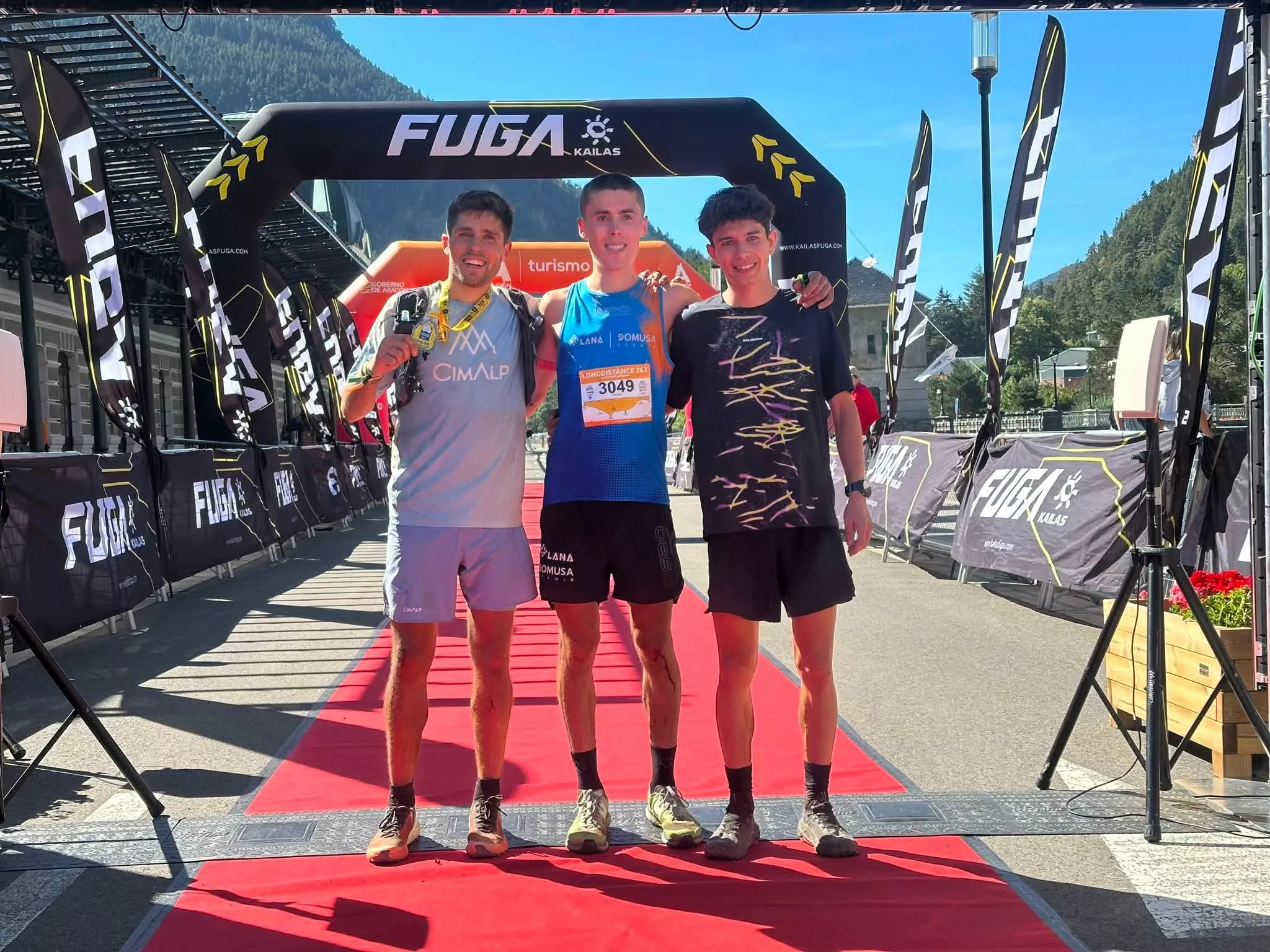 Carrera CanfrancCanfranc. Podio masculino 26K