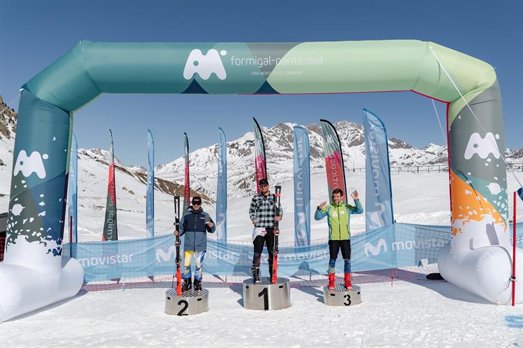 Podio masculino en Formigal.