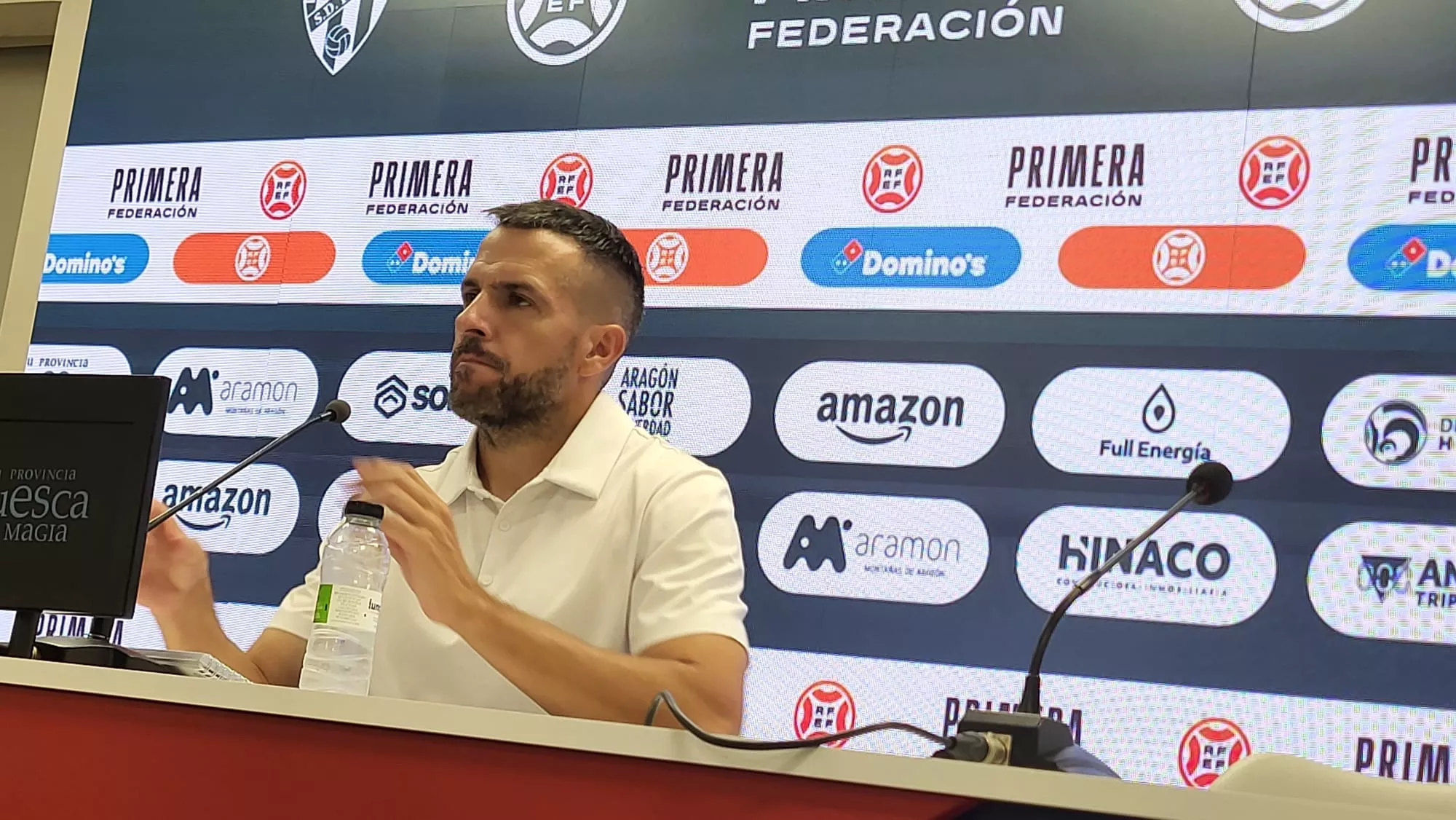 Raúl Jardiel, entrenador del Huesca