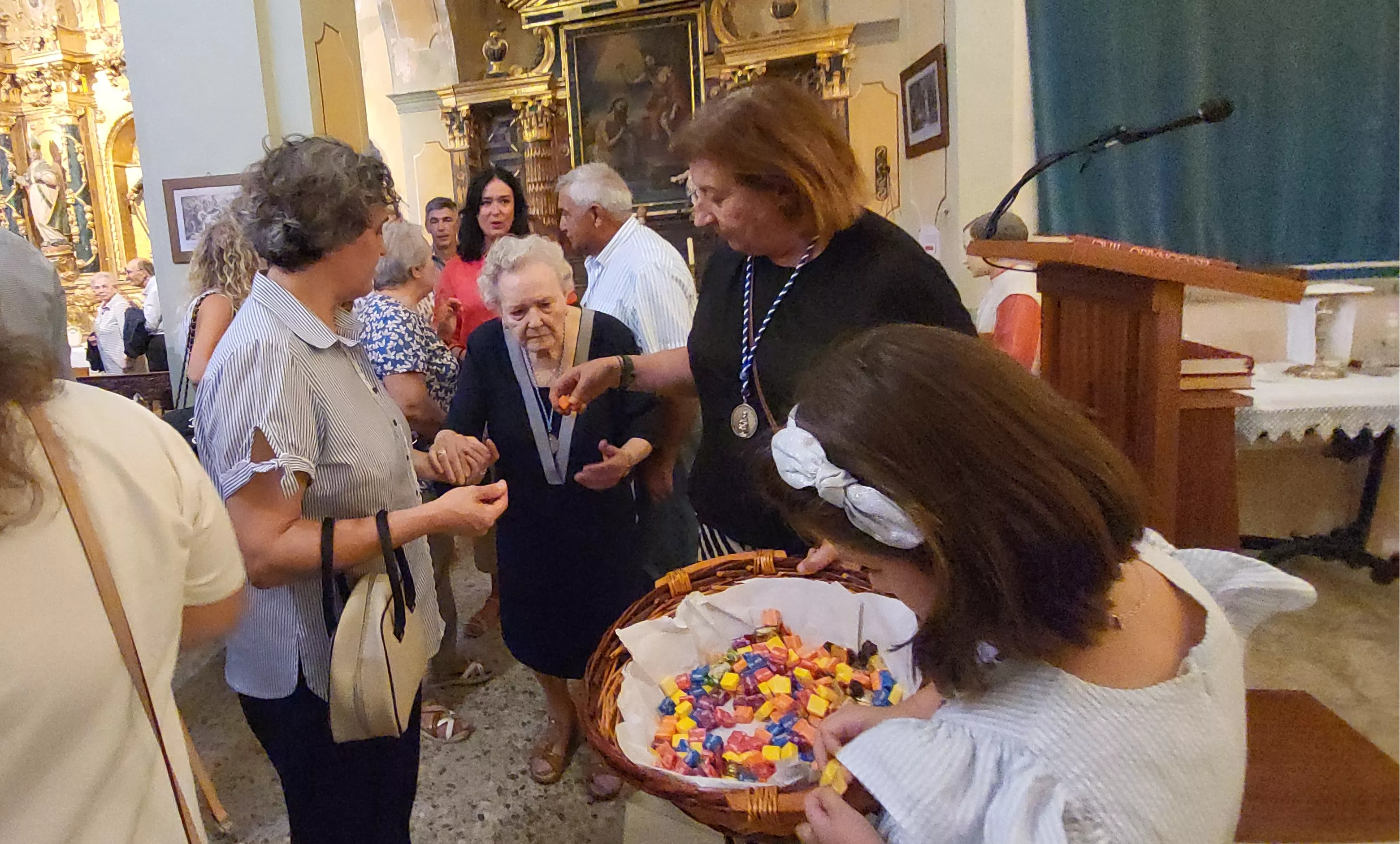 Celebración de la Cofradía de Nuestra Señora de Cillas. Foto Mercedes Manterola