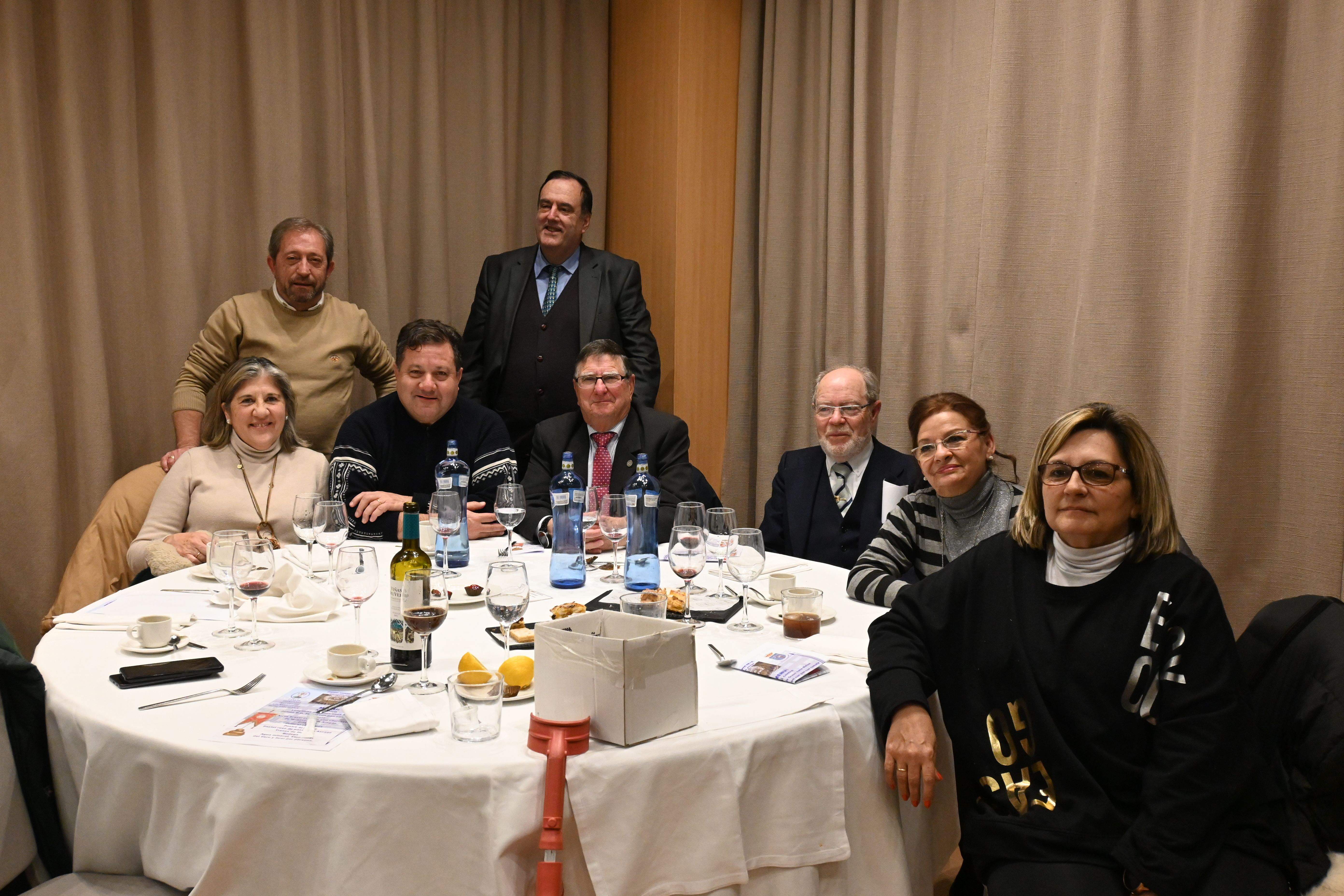 Mesa en la cena.  Foto Carlos Jalle 