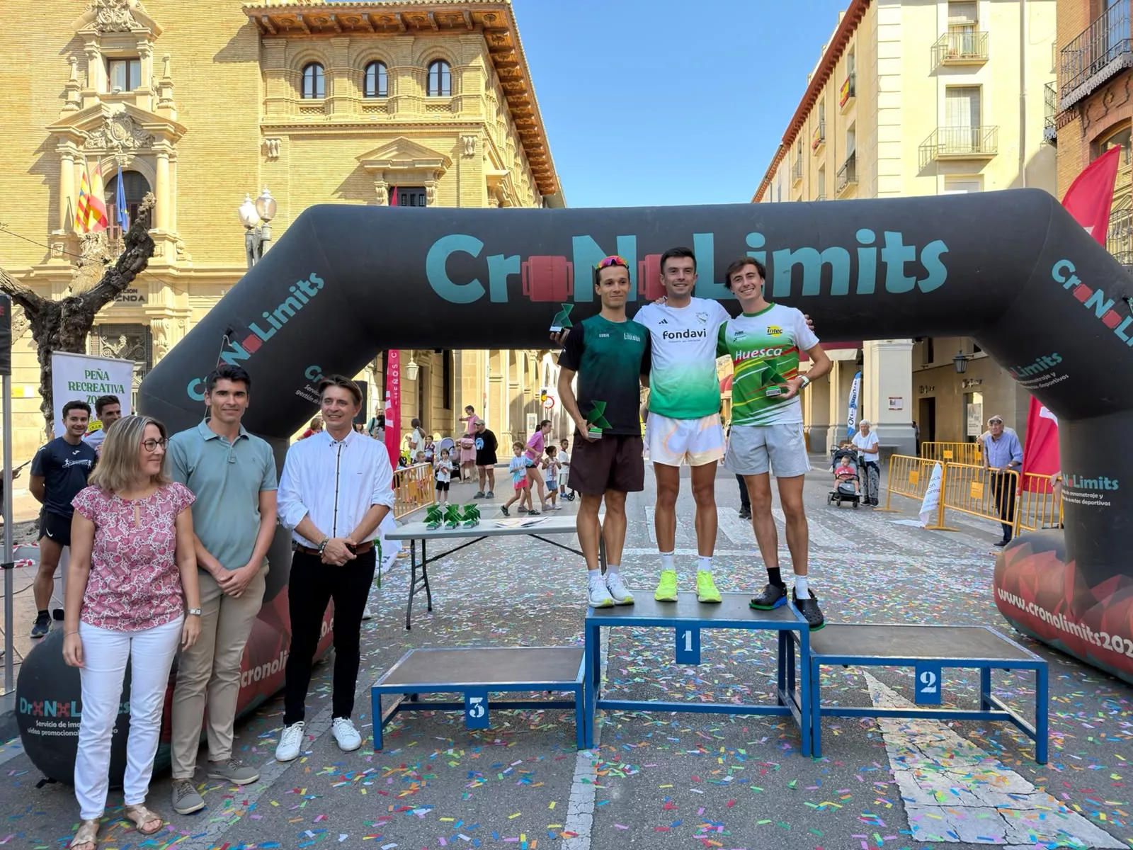 Podio masculino 5K