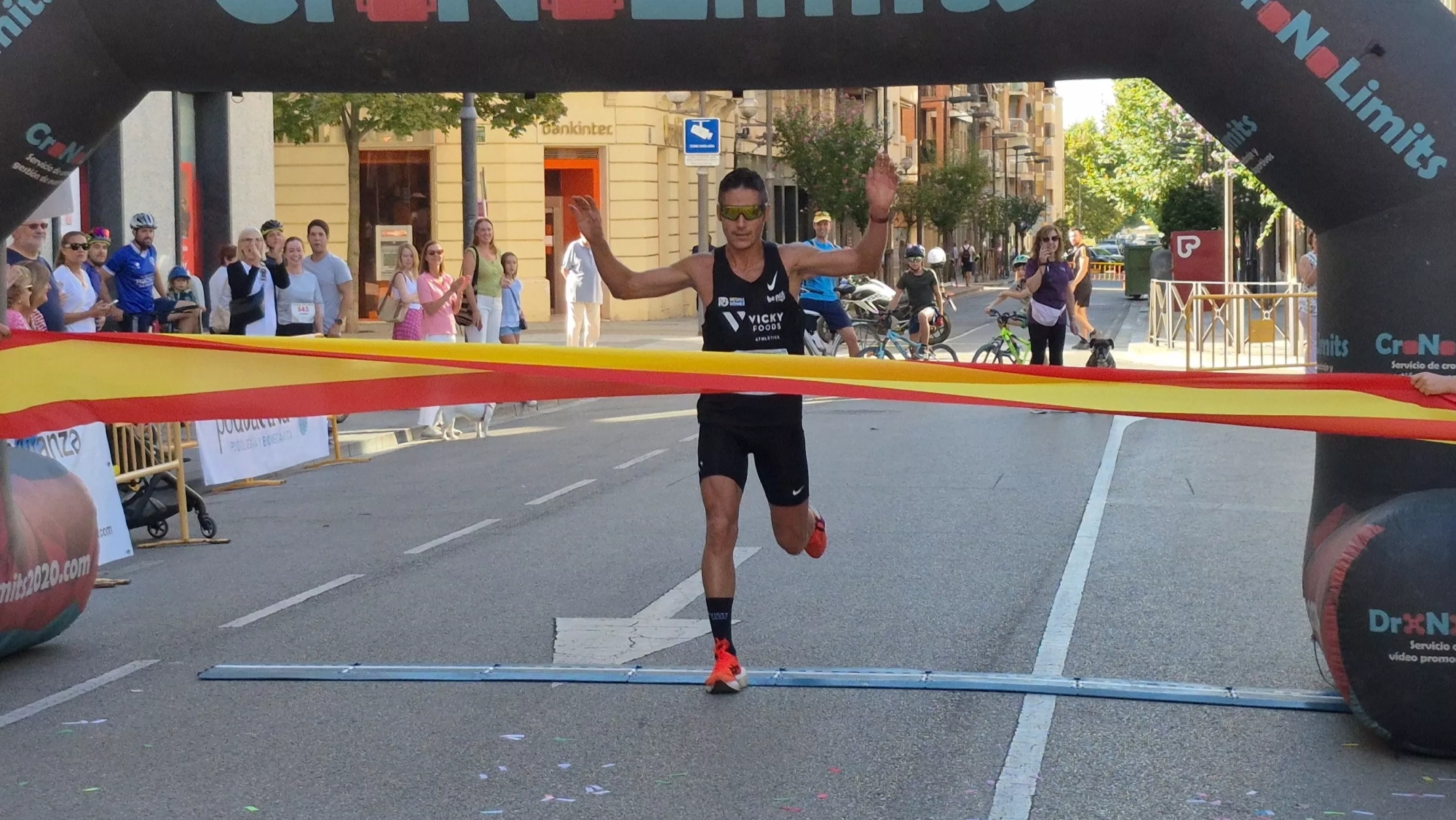 Jesús Olmos, vencedor la 10K. Foto: Myriam Martínez.