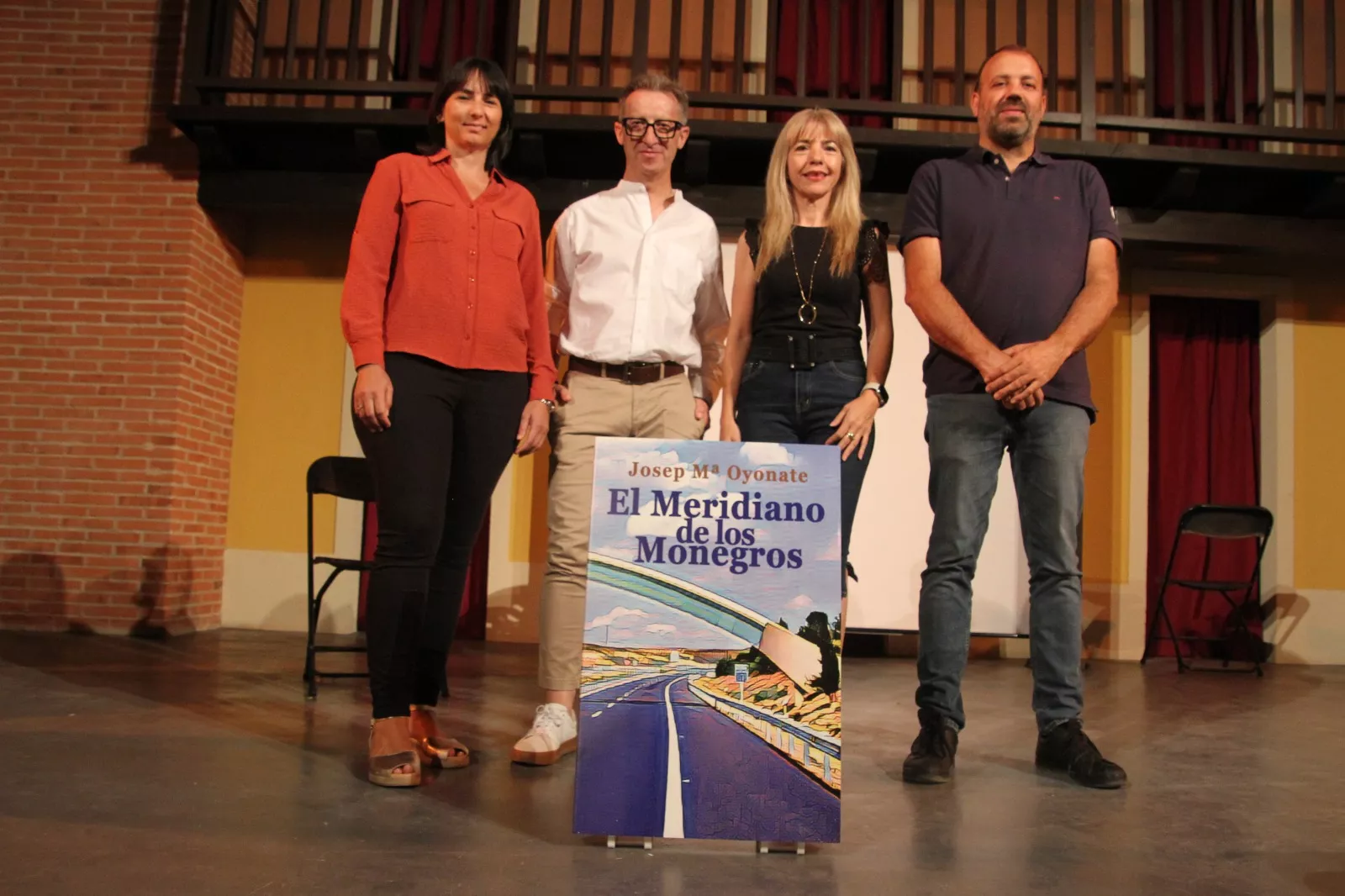 Presentación El meridiano de los Monegros en Robres. Foto Carlos Neofato