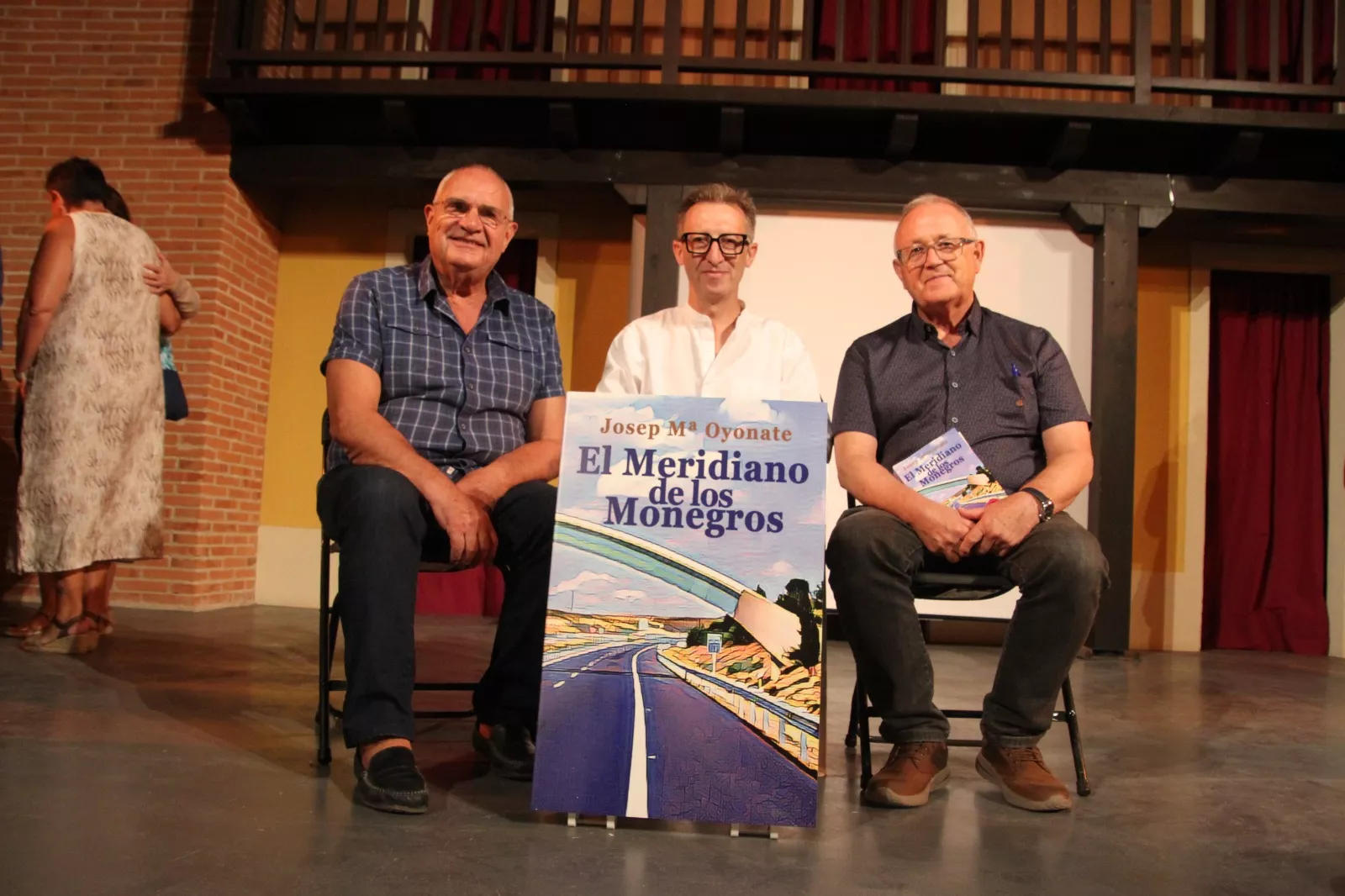 Presentación El meridiano de los Monegros en Robres. Foto Carlos Neofato