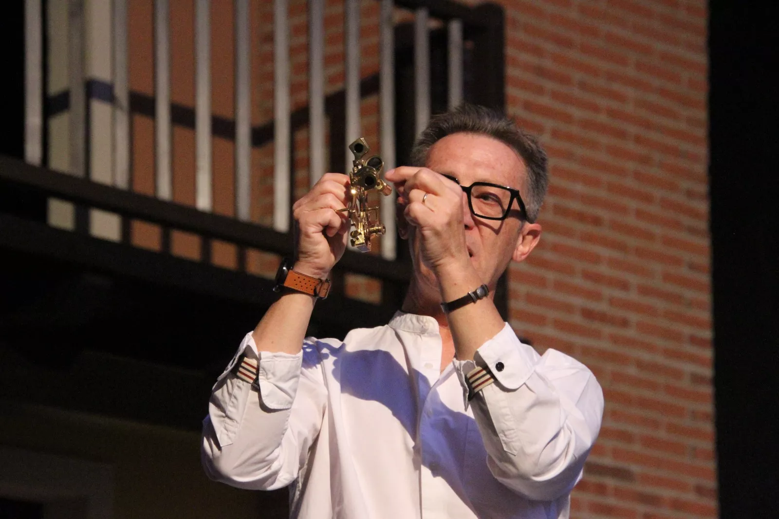 Presentación El meridiano de los Monegros en Robres. Foto Carlos Neofato
