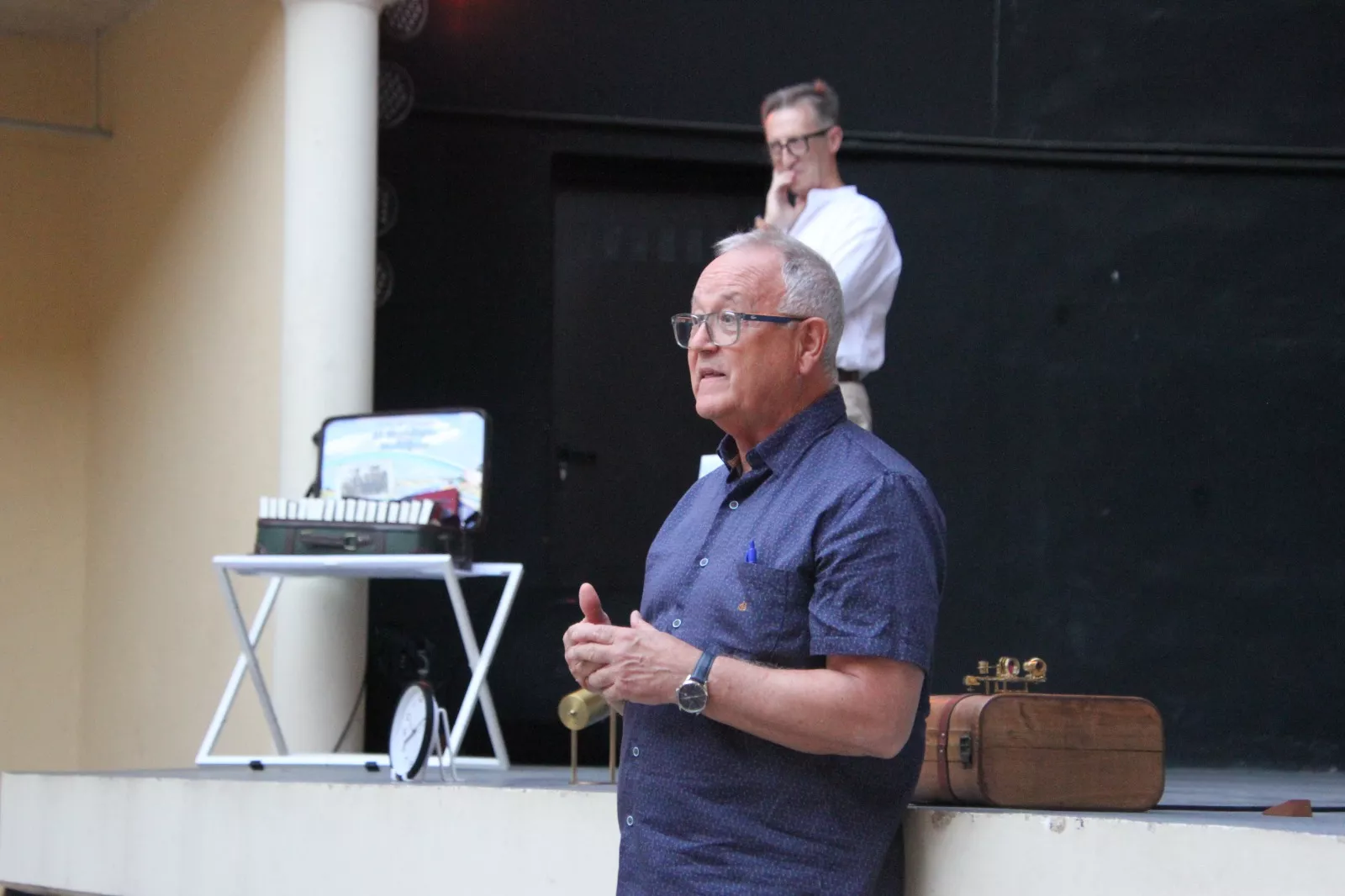 Presentación El meridiano de los Monegros en Robres. Foto Carlos Neofato