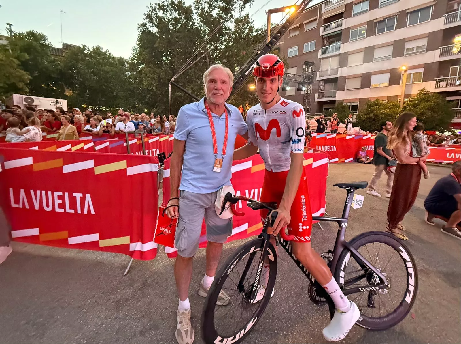 Javier Moracho con Pablo Castrillo en Granada