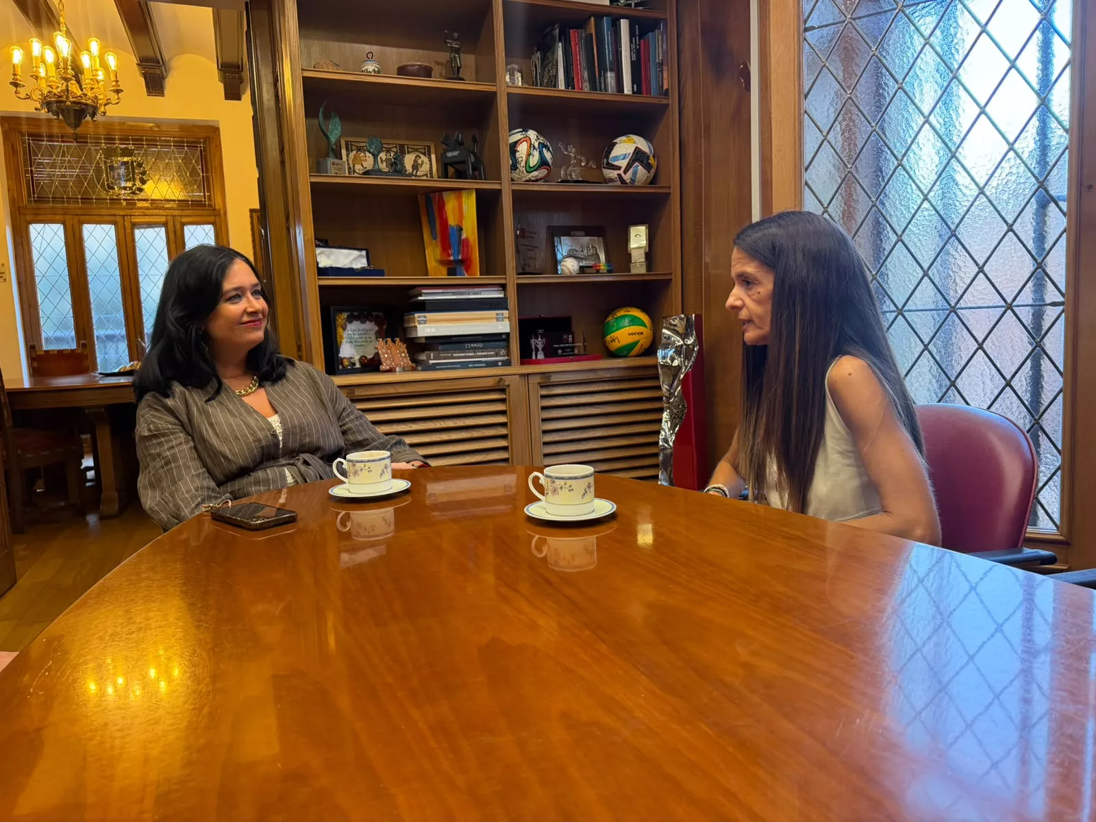 Imagen de la reunión en el Ayuntamiento.