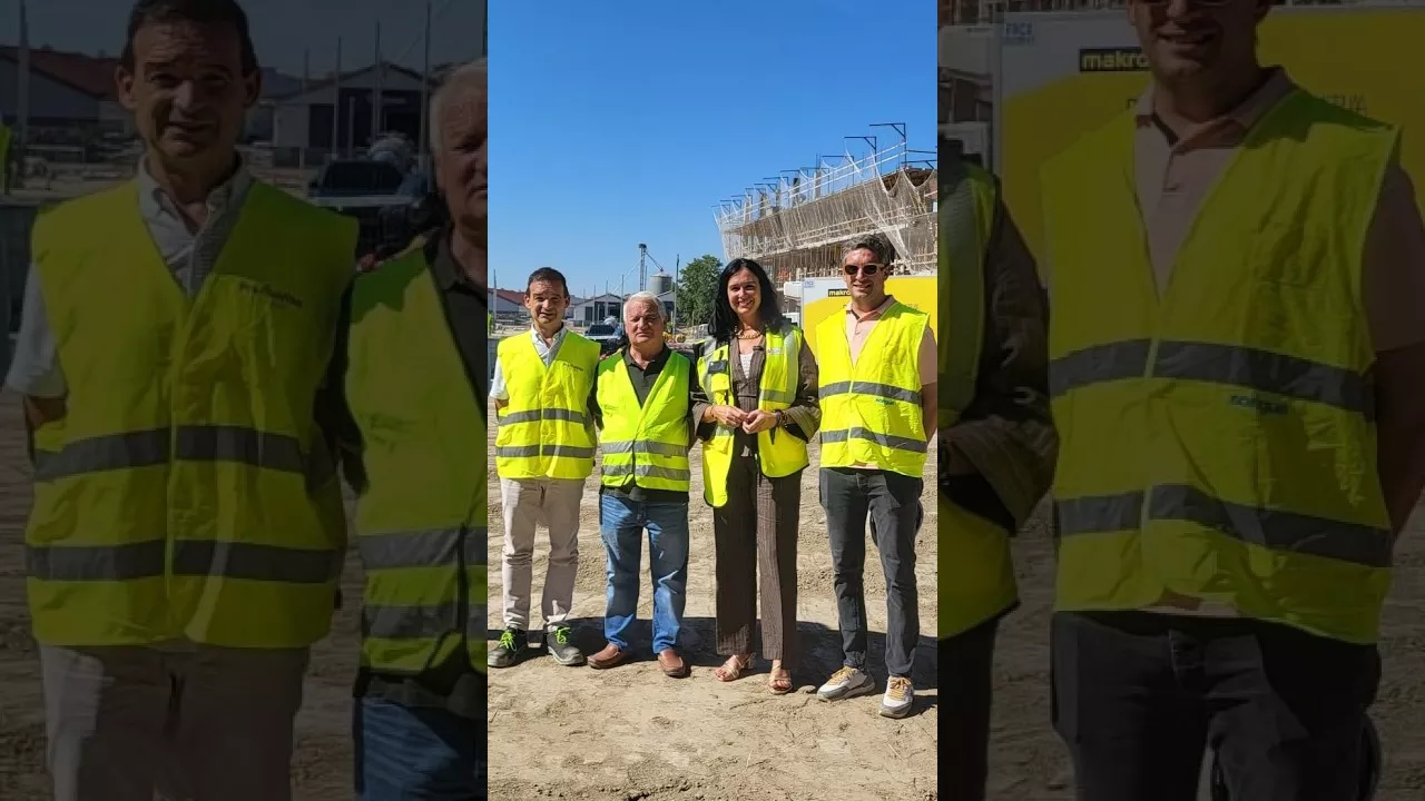 Abre la gran rotonda de Gil Cavez en Harineras de Huesca con bifurcaciones a cinco calles