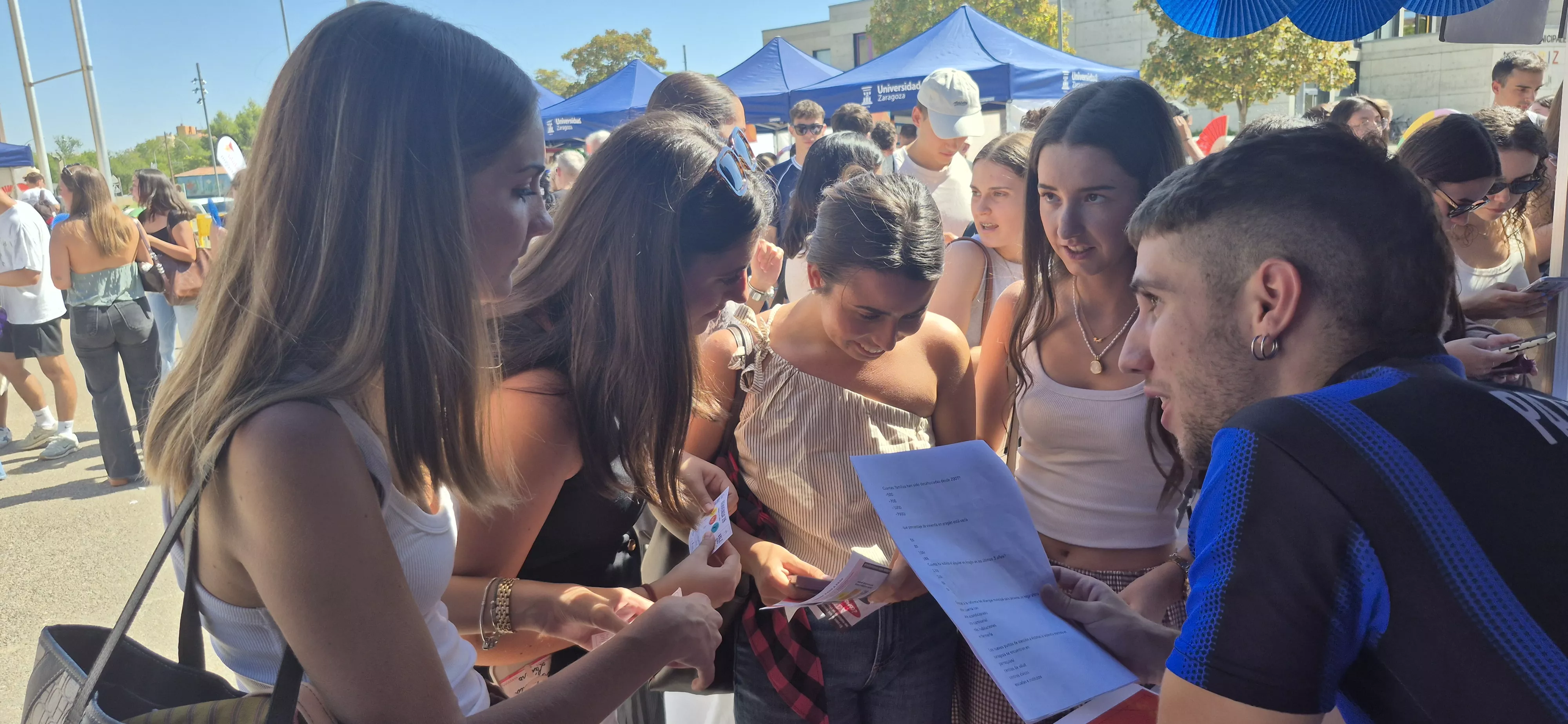 Fiesta de Bienvenida del Campus de Huesca curso 2026-2027. Foto Myriam Martínez