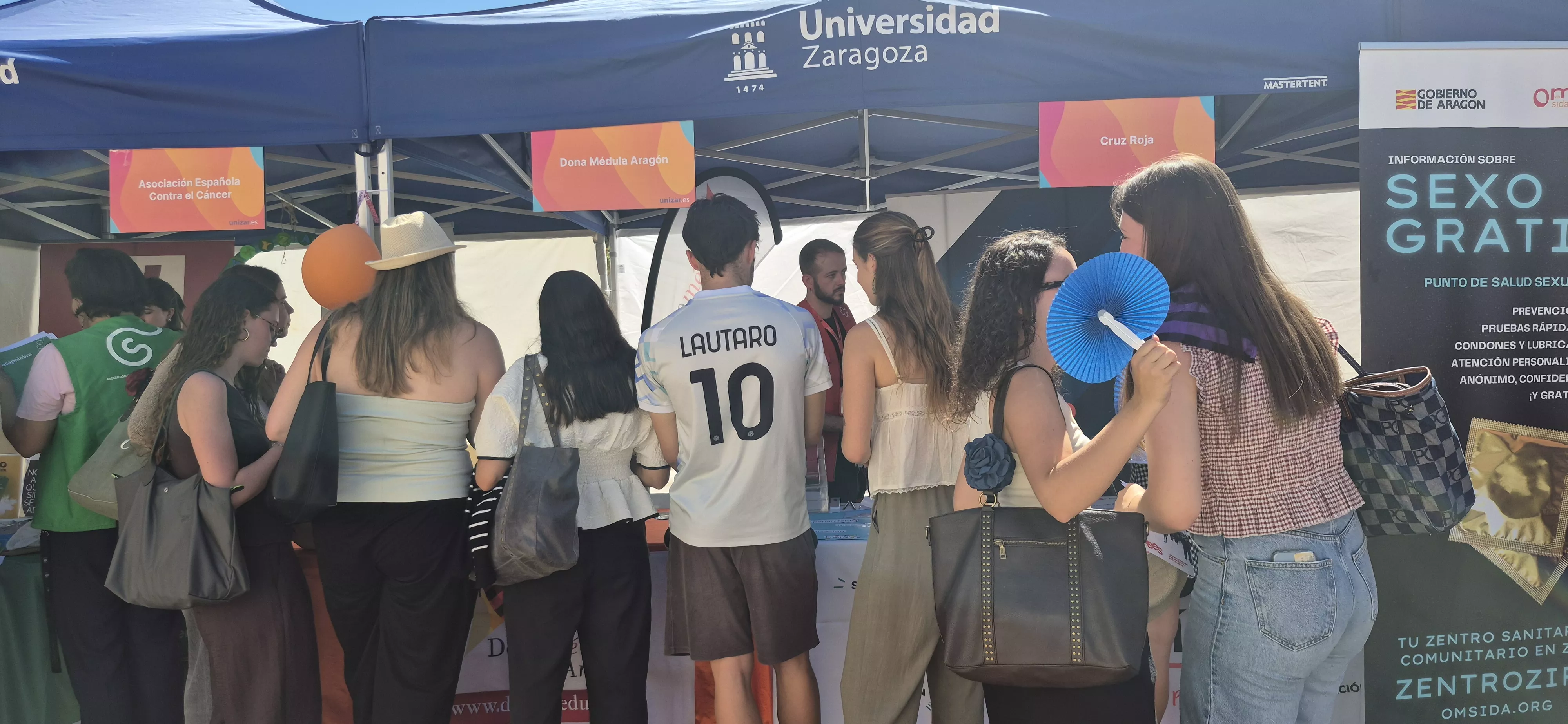Fiesta de Bienvenida del Campus de Huesca curso 2026-2027. Foto Myriam Martínez