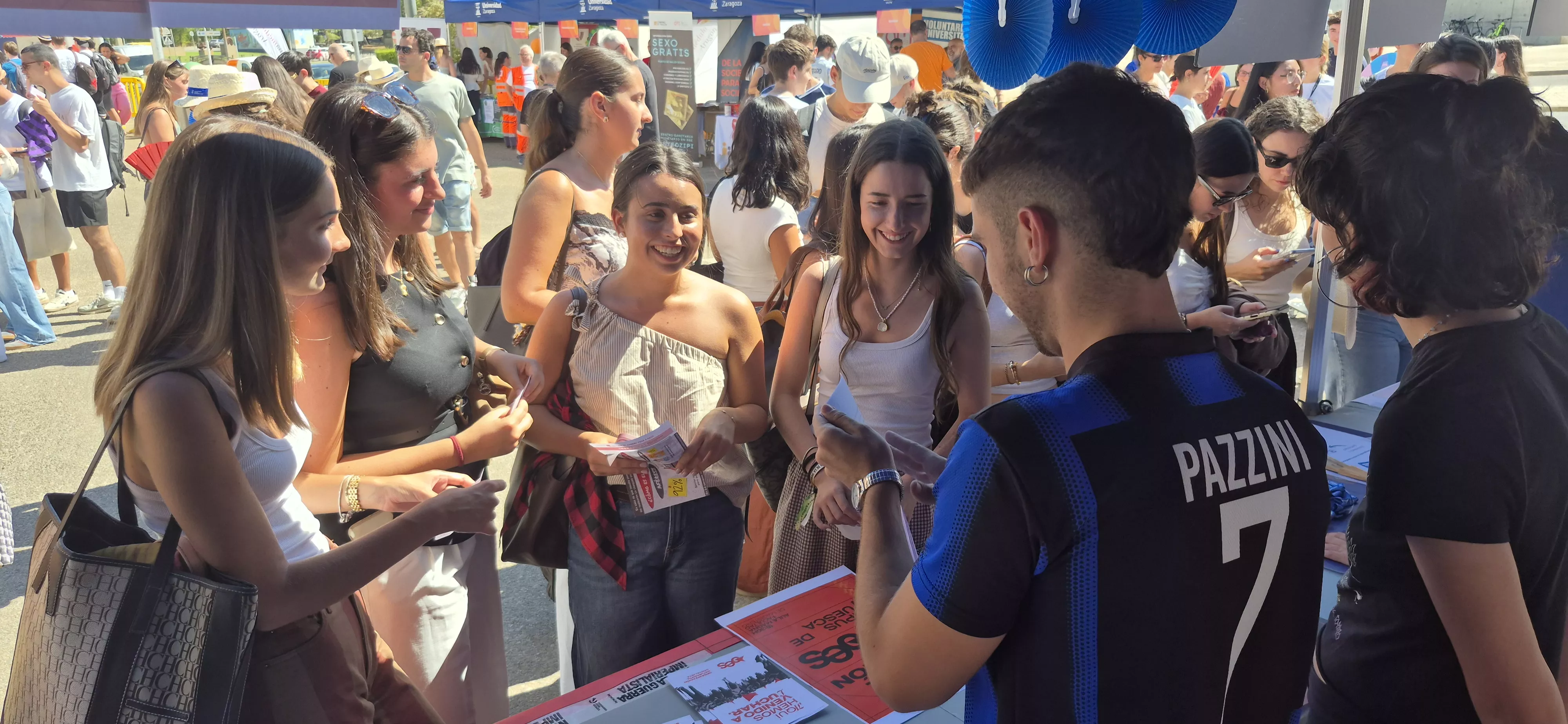 Fiesta de Bienvenida del Campus de Huesca curso 2026-2027. Foto Myriam Martínez