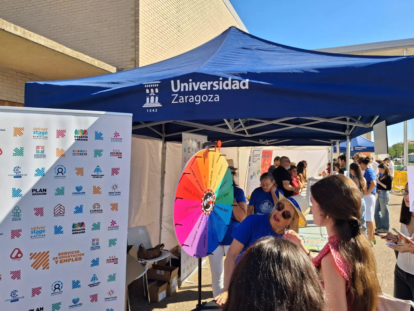 Fiesta de Bienvenida del Campus de Huesca curso 2026-2027. Foto Sara Malo